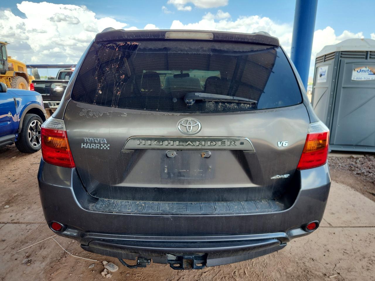 2008 Toyota Highlander Sport Gray vin: JTEES43A482042811
