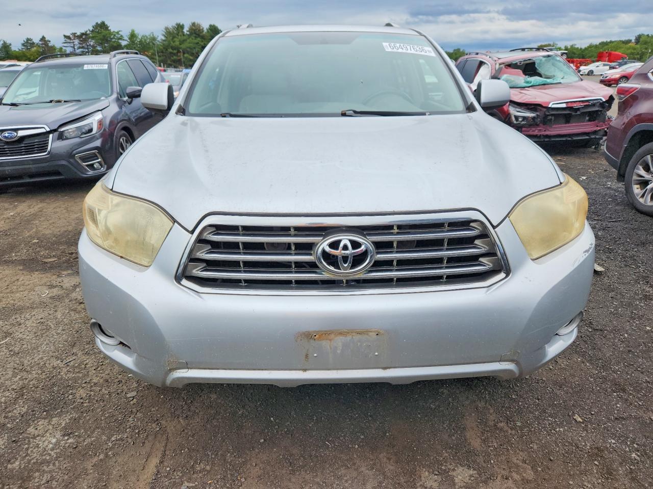 2008 Toyota Highlander Sport Silver vin: JTEES43A482064811