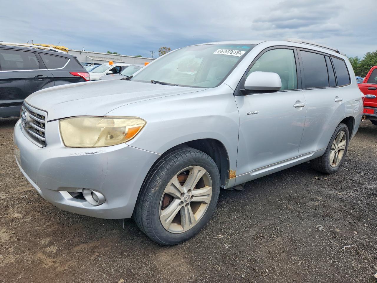 2008 Toyota Highlander Sport Silver vin: JTEES43A482064811