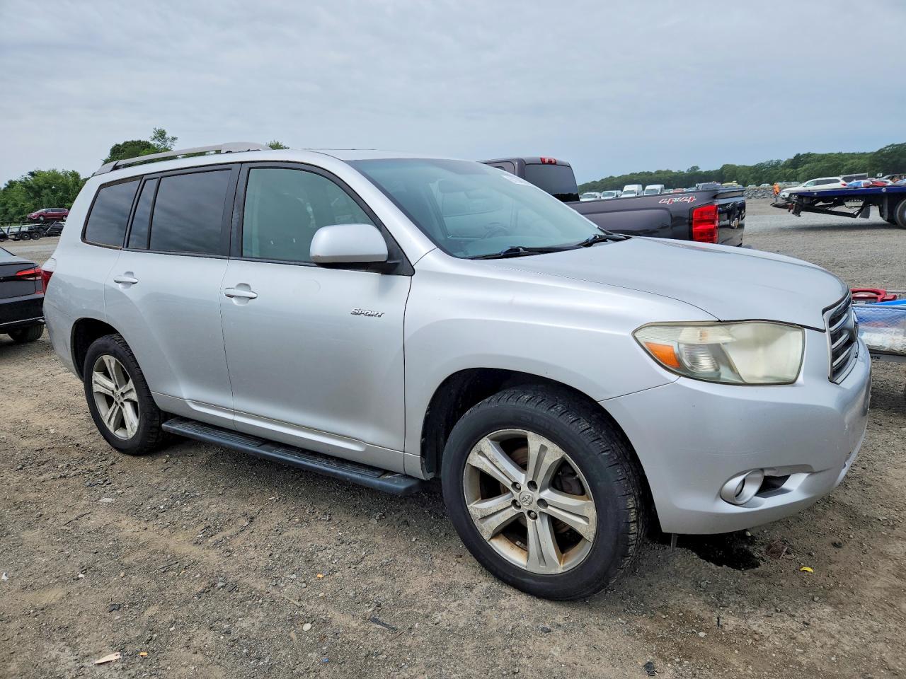 2008 Toyota Highlander Sport Silver vin: JTEES43A482099526