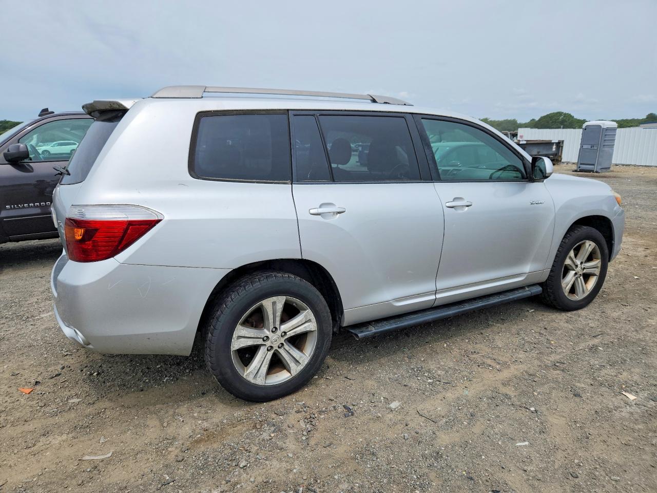 2008 Toyota Highlander Sport Silver vin: JTEES43A482099526