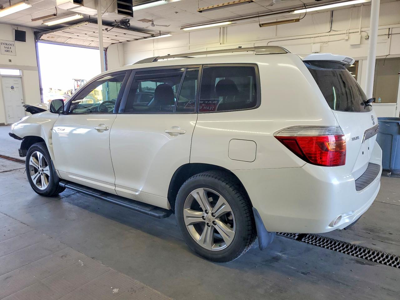 2008 Toyota Highlander Sport White vin: JTEES43A482108645