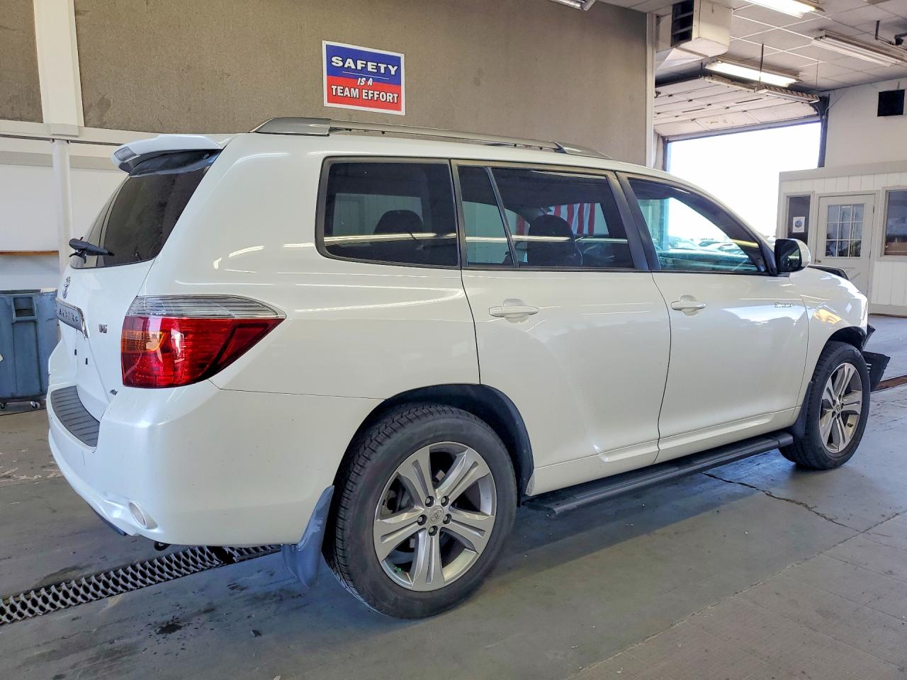 2008 Toyota Highlander Sport White vin: JTEES43A482108645