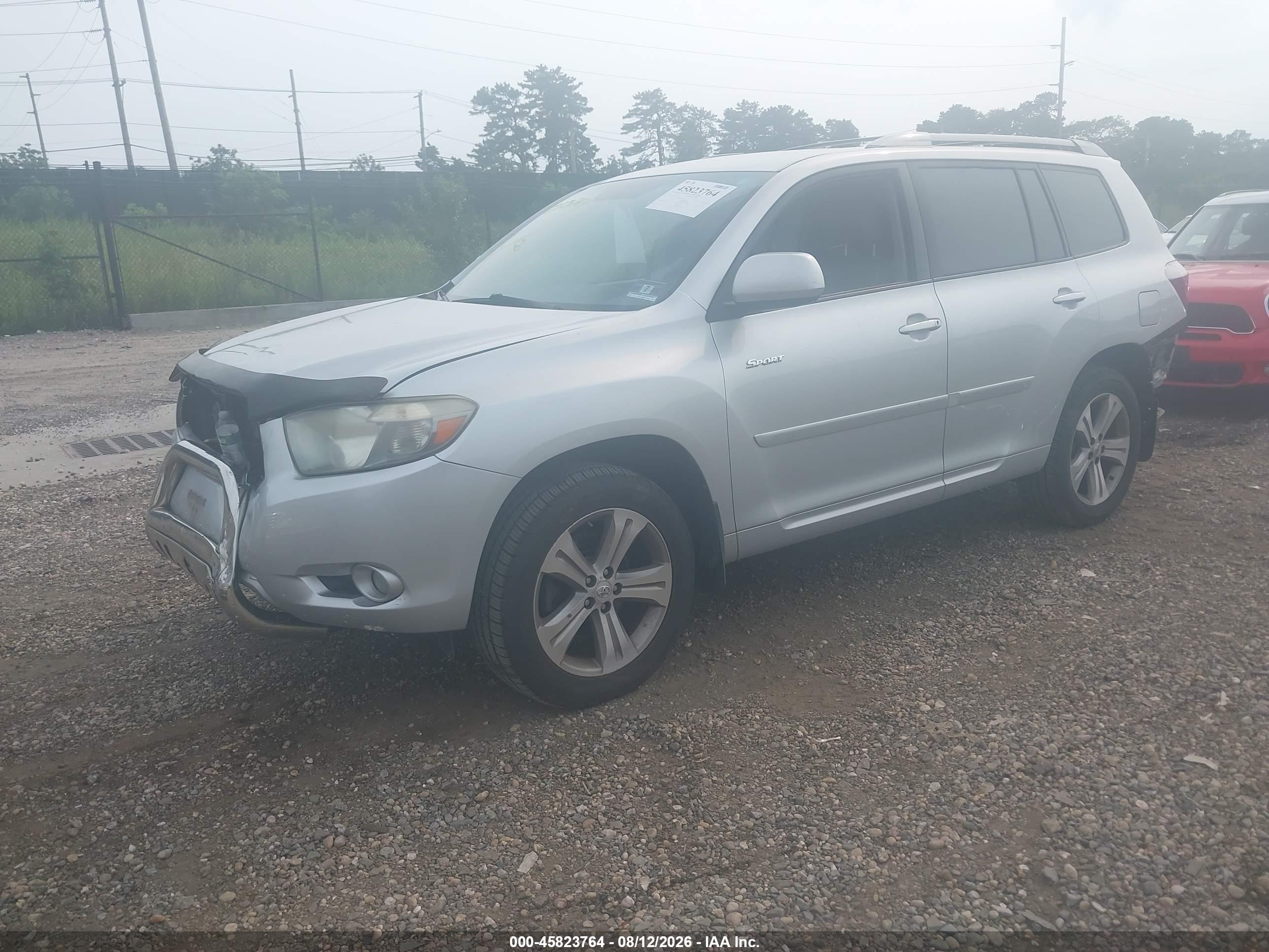 2009 Toyota Highlander Sport Silver vin: JTEES43A492147205