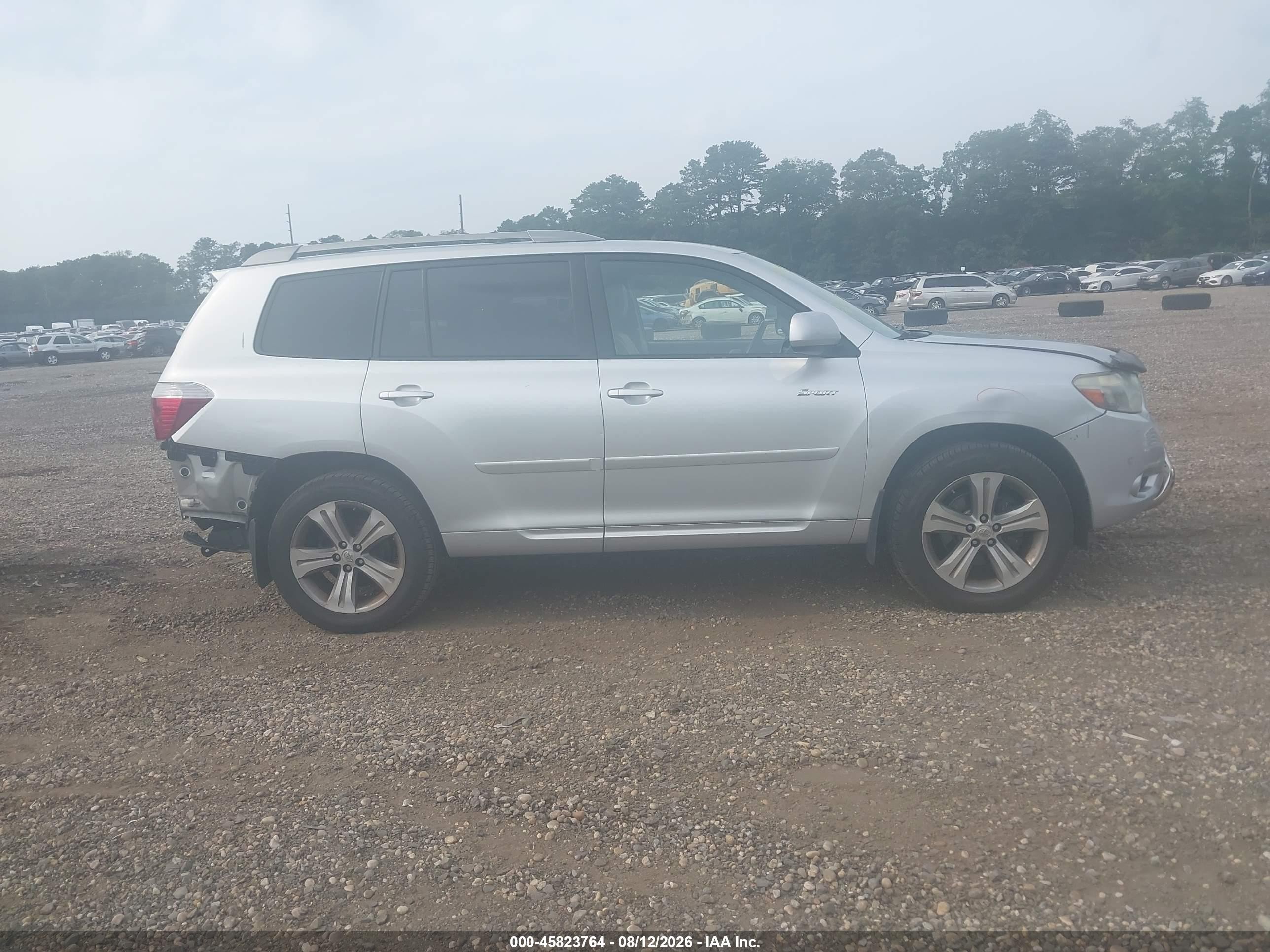 2009 Toyota Highlander Sport Silver vin: JTEES43A492147205