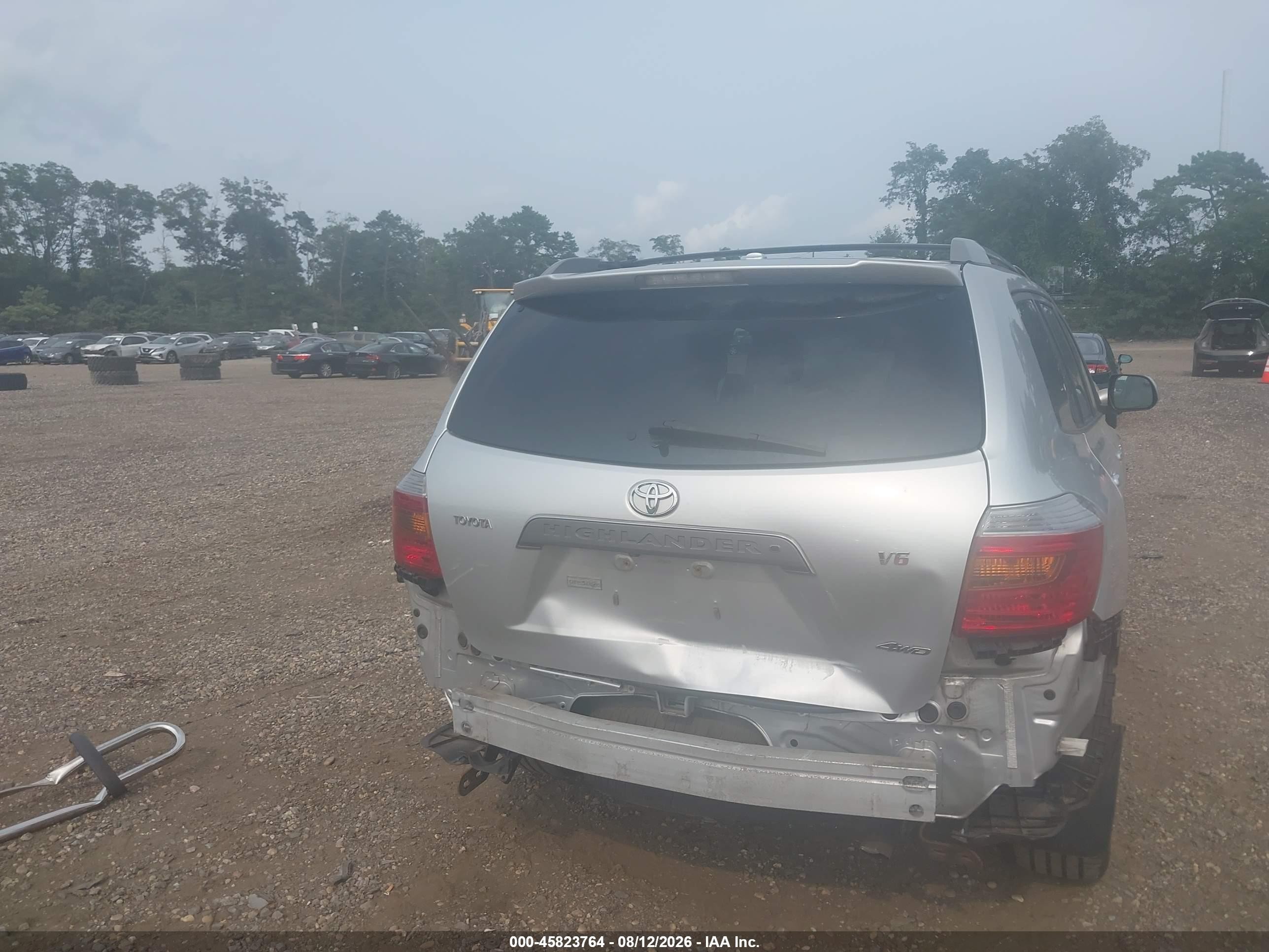 2009 Toyota Highlander Sport Silver vin: JTEES43A492147205