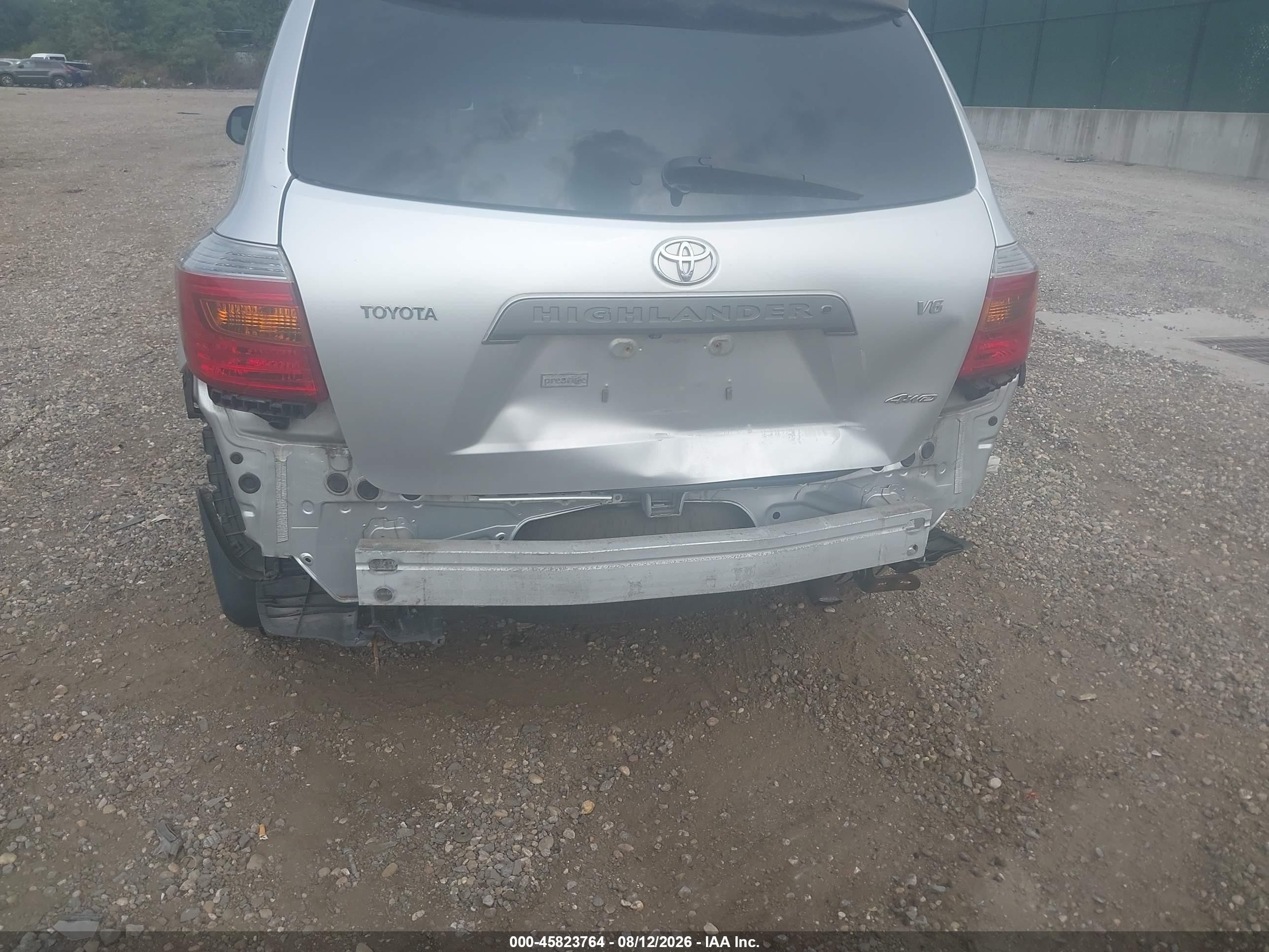2009 Toyota Highlander Sport Silver vin: JTEES43A492147205