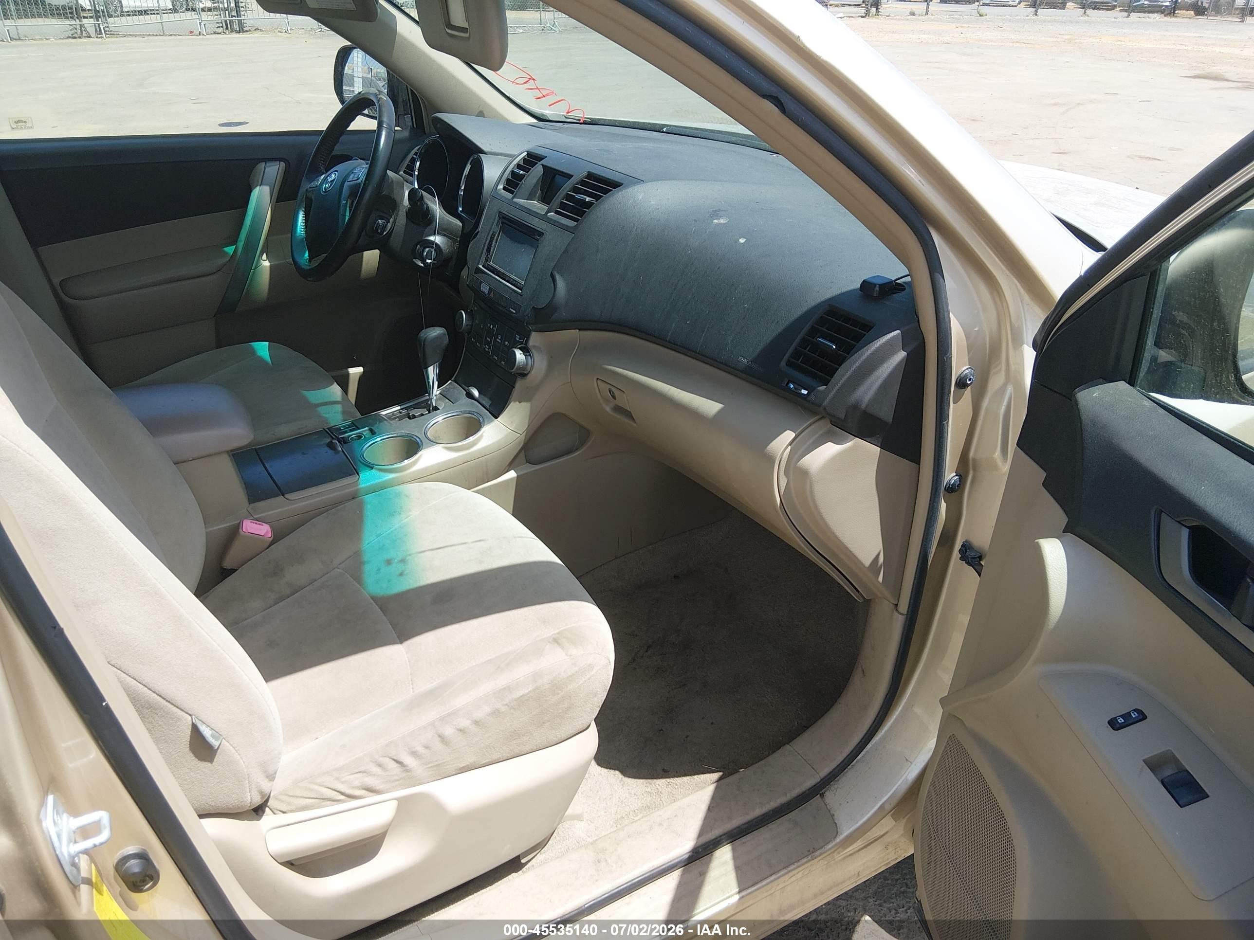 2008 Toyota Highlander Sport Золотой vin: JTEES43A582045054