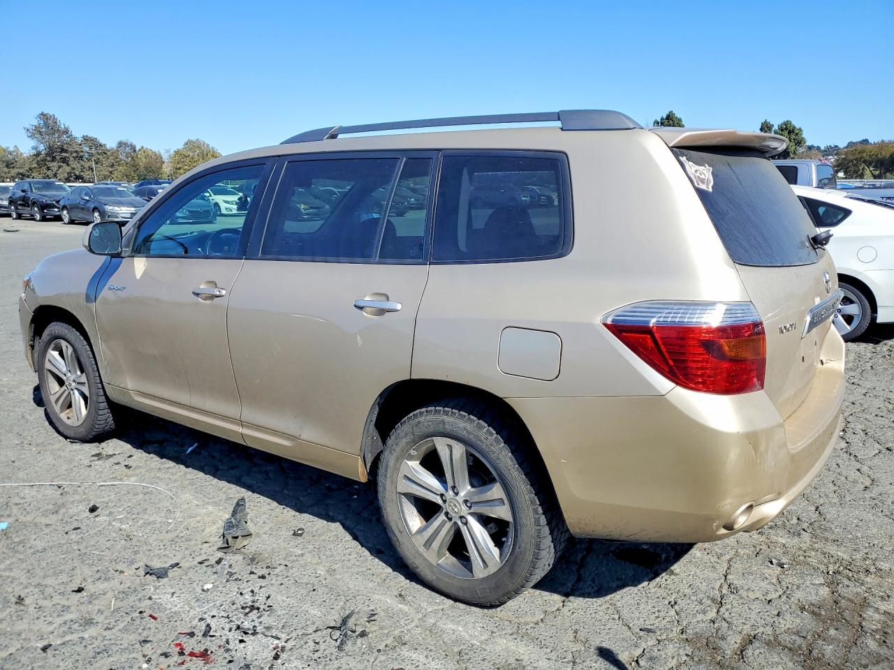 2008 Toyota Highlander Sport Золотой vin: JTEES43A582064056