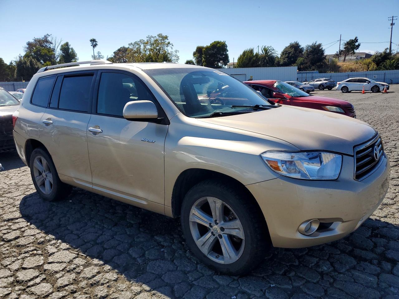 2008 Toyota Highlander Sport Золотой vin: JTEES43A582064056