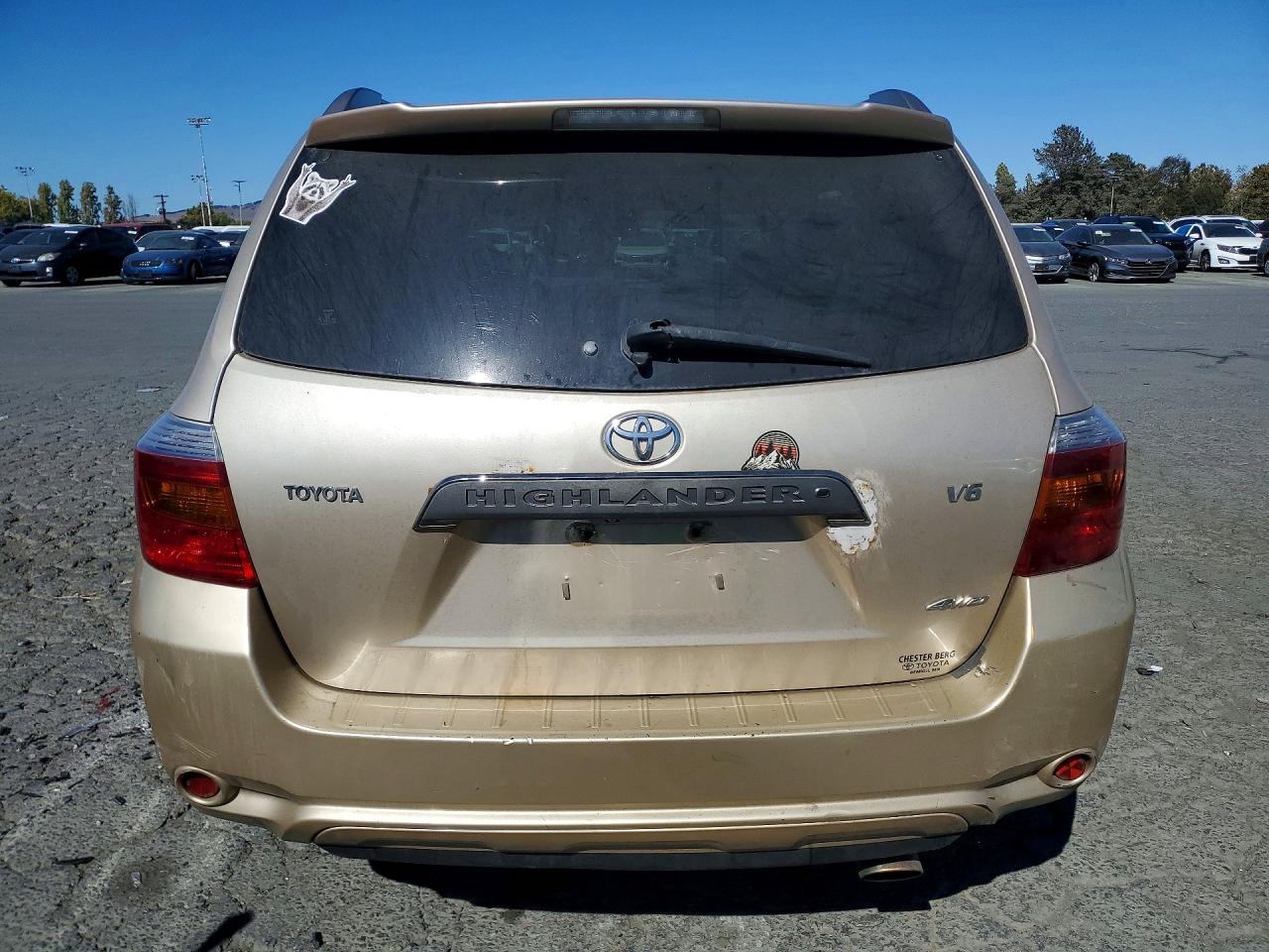 2008 Toyota Highlander Sport Золотой vin: JTEES43A582064056