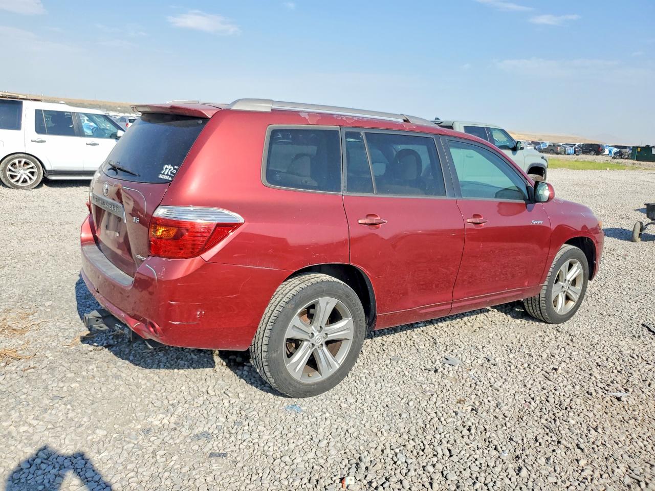2008 Toyota Highlander Sport Бордовый vin: JTEES43A582107732