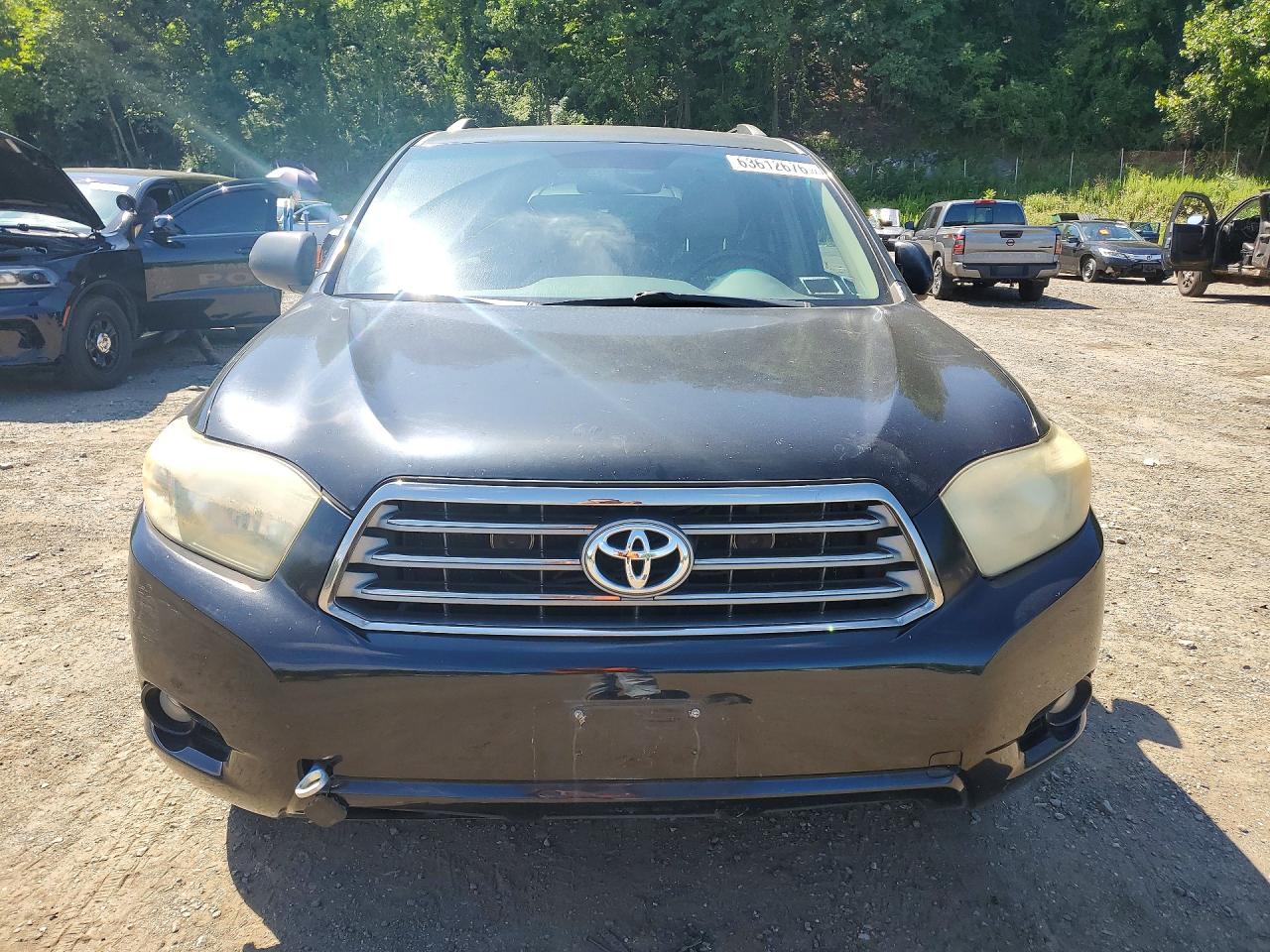 2008 Toyota Highlander Sport Black vin: JTEES43A682016033