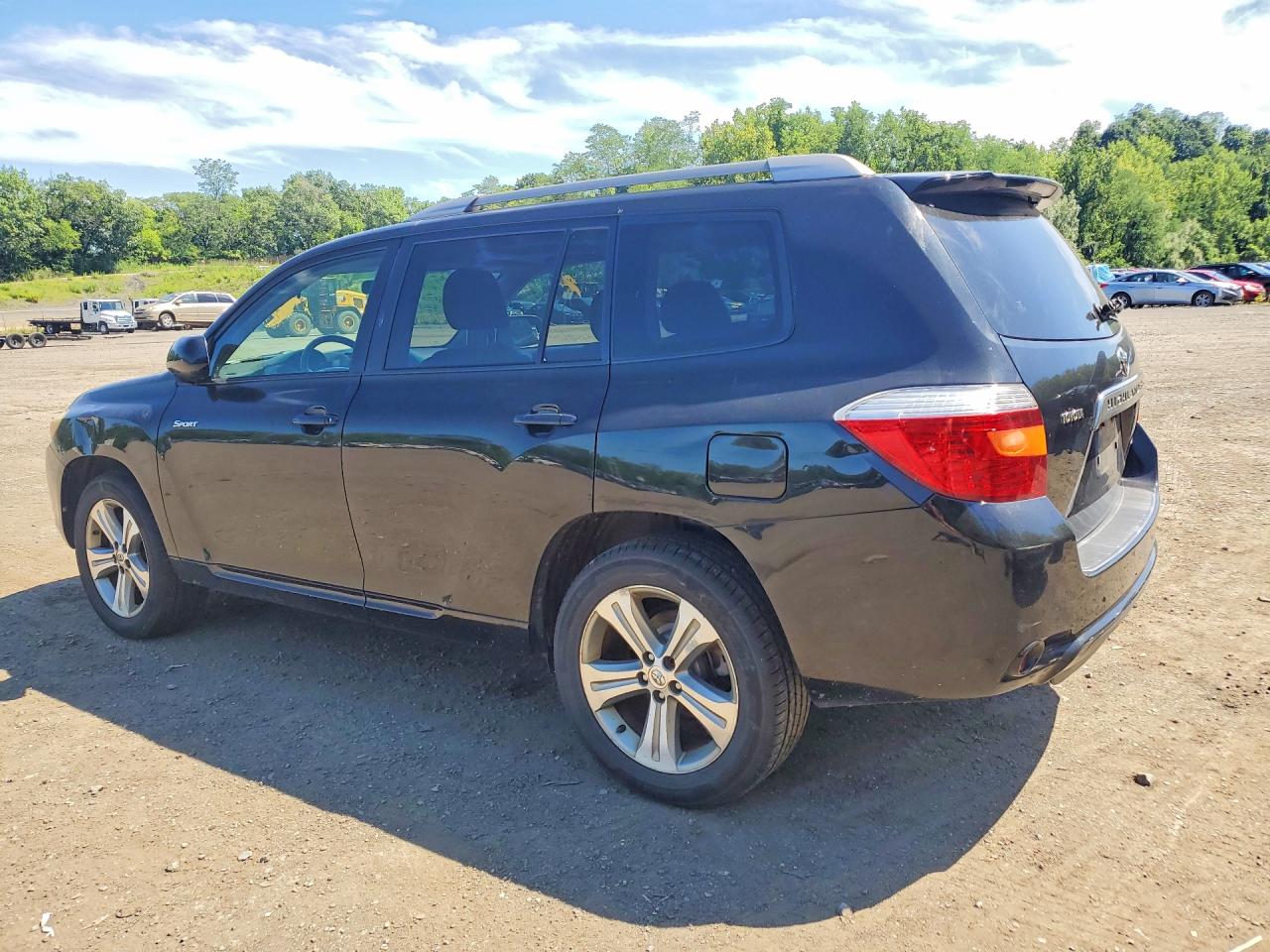 2008 Toyota Highlander Sport Black vin: JTEES43A682016033