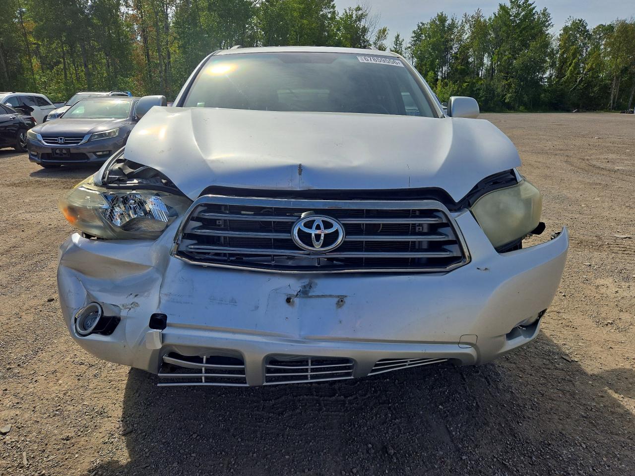 2008 Toyota Highlander Sport Silver vin: JTEES43A682022446