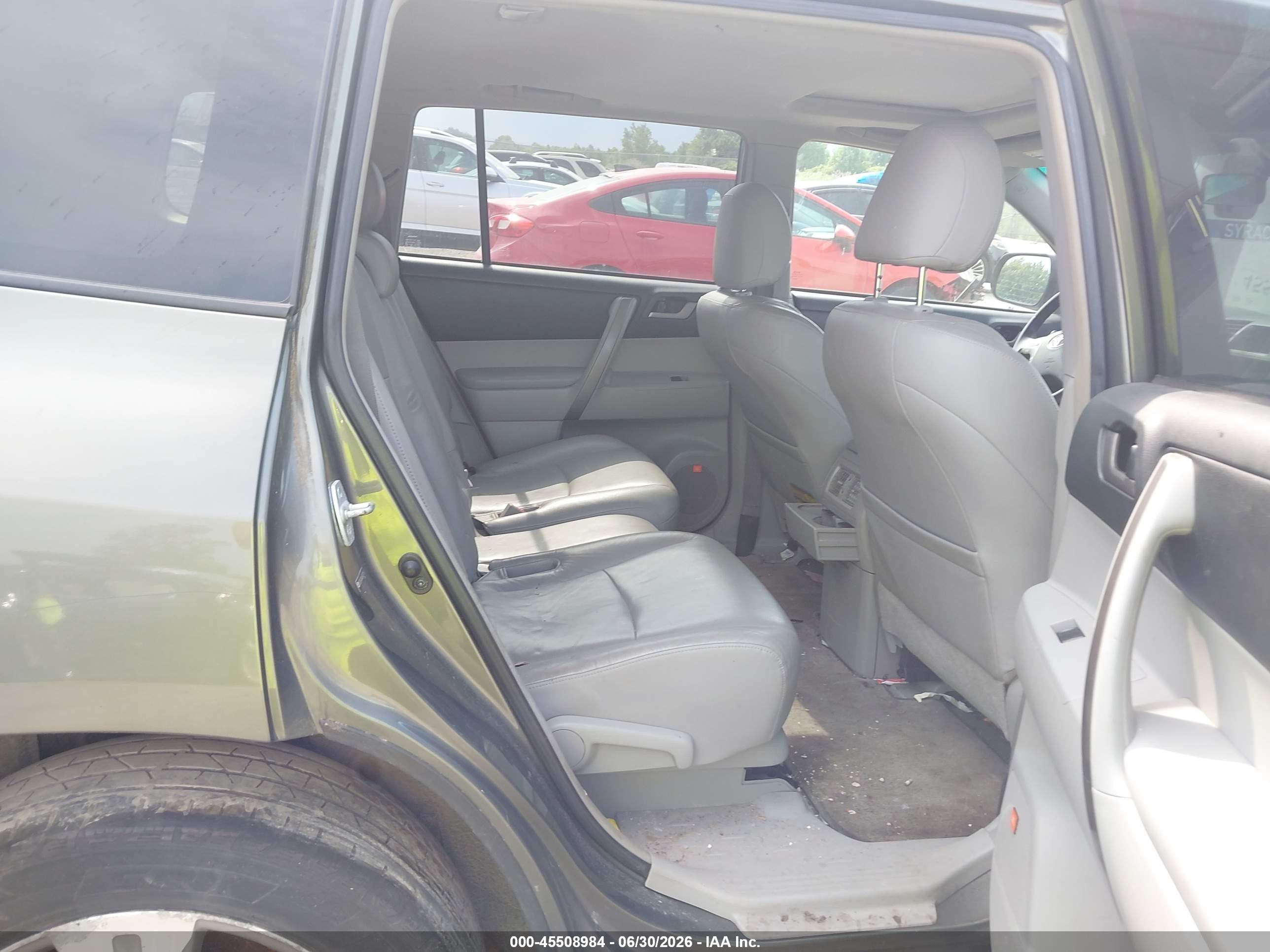 2008 Toyota Highlander Sport Green vin: JTEES43A682032765