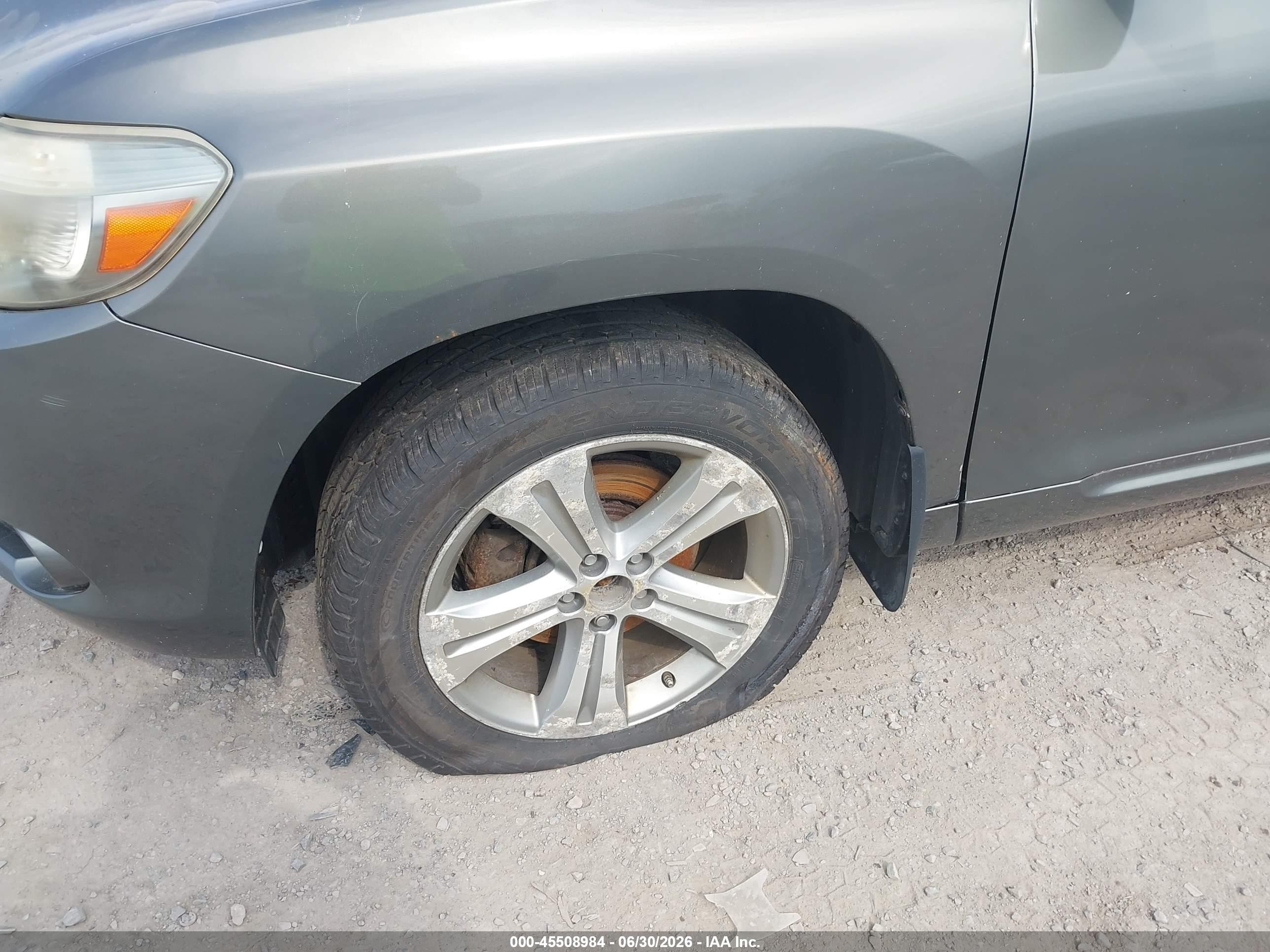 2008 Toyota Highlander Sport Green vin: JTEES43A682032765