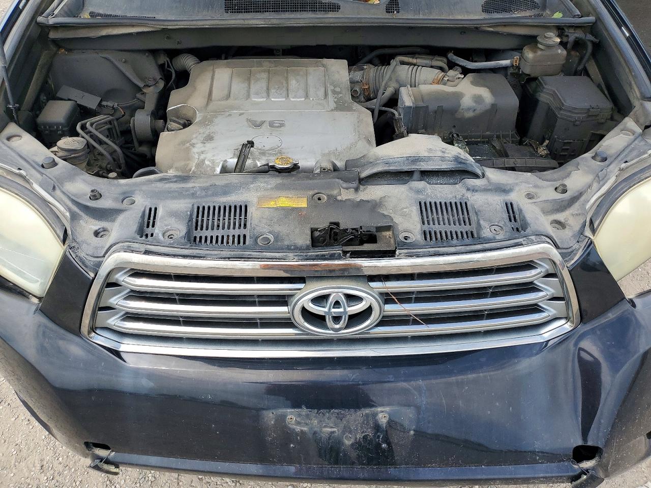 2008 Toyota Highlander Sport Black vin: JTEES43A682035634