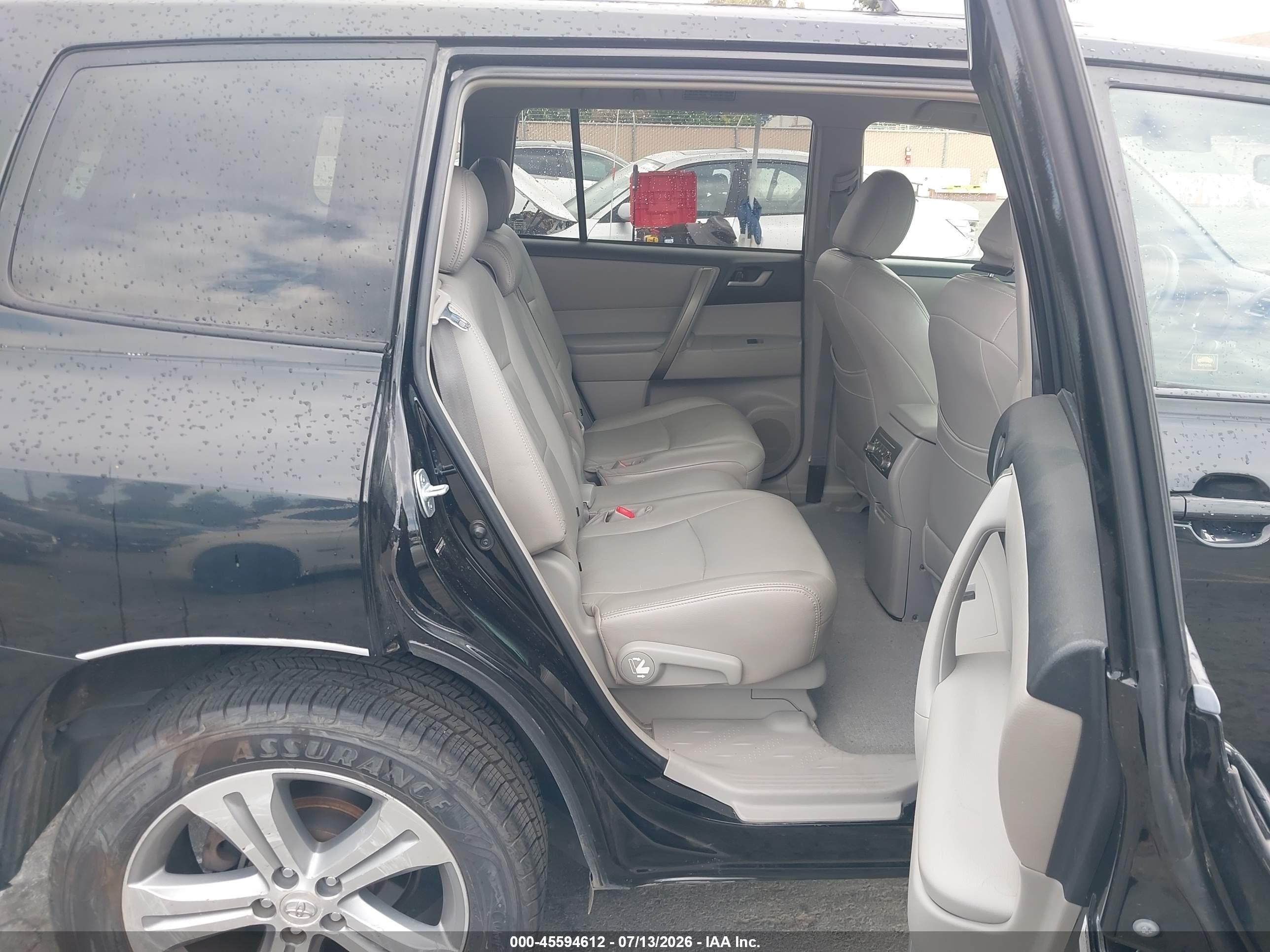 2008 Toyota Highlander Sport Black vin: JTEES43A682049971