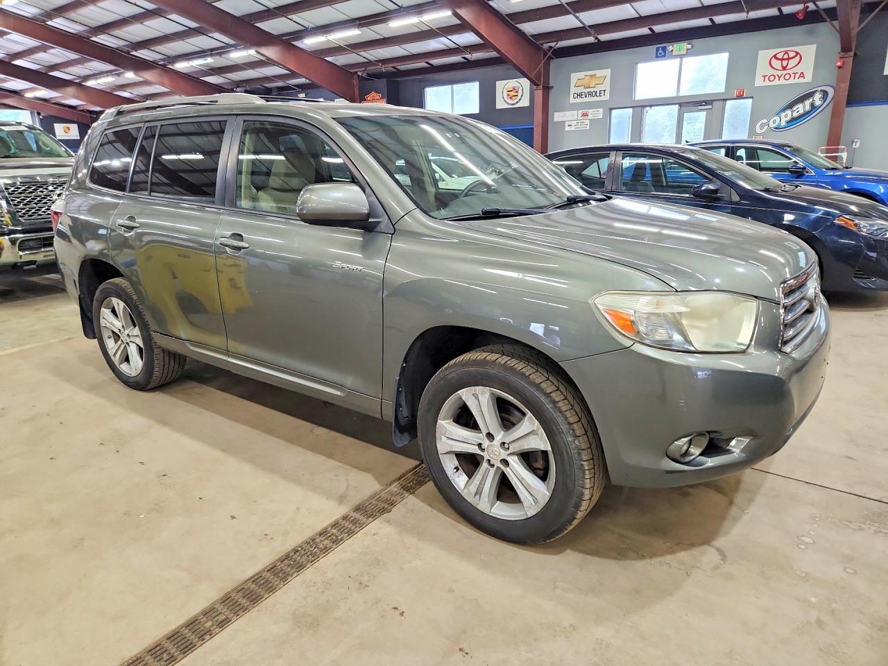2008 Toyota Highlander Sport Green vin: JTEES43A682081075
