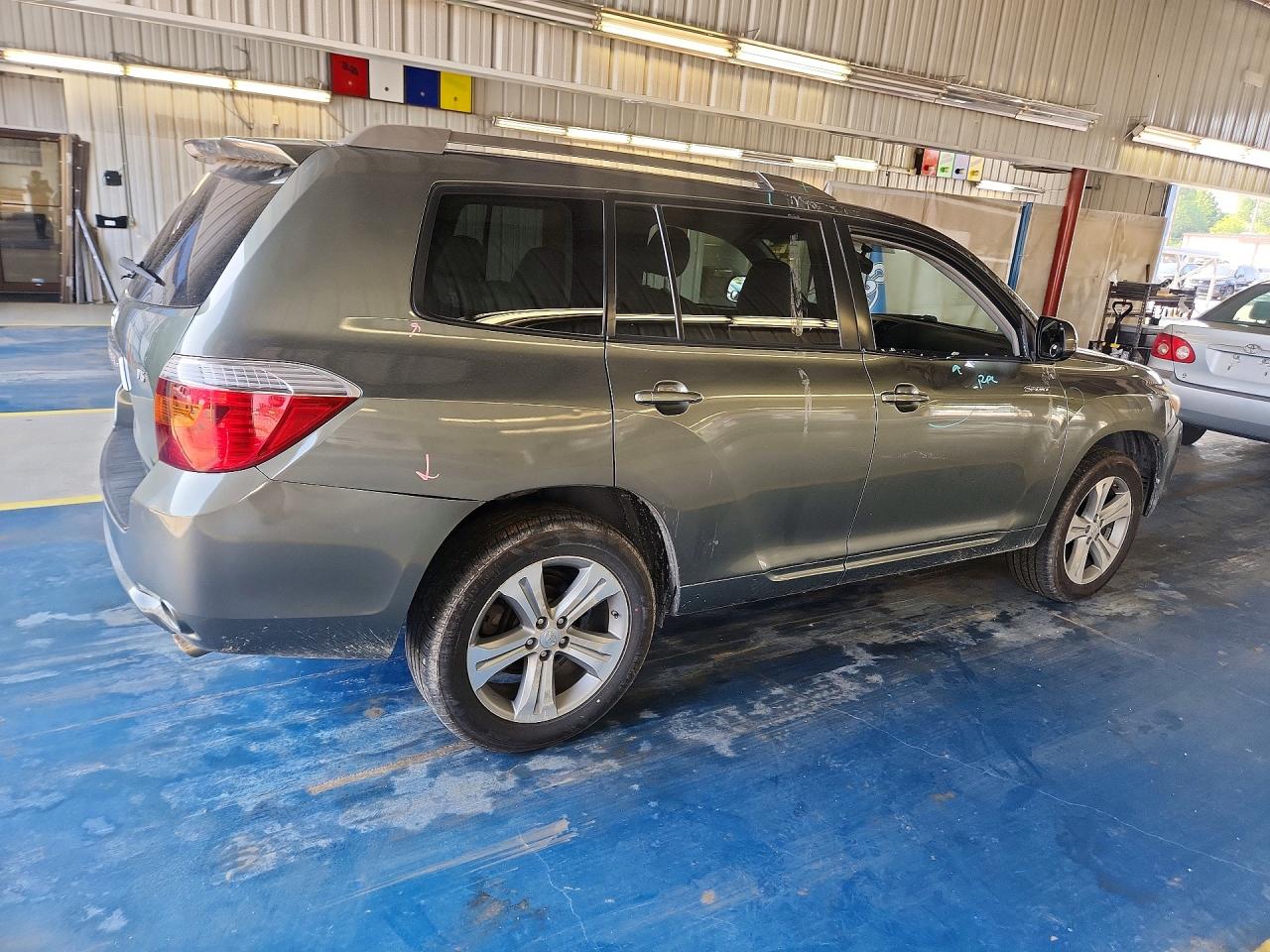 2008 Toyota Highlander Sport Серый vin: JTEES43A682088446