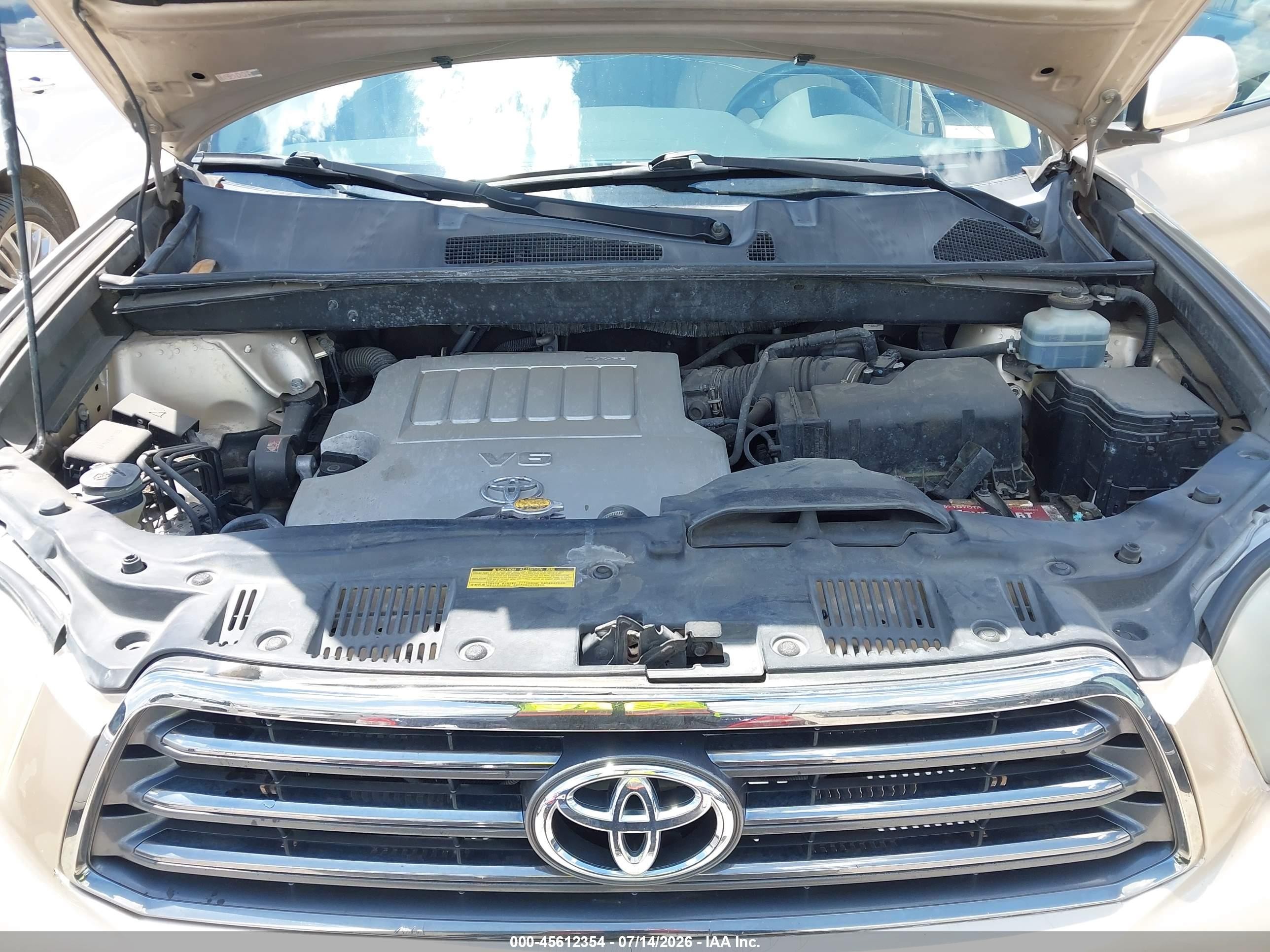 2008 Toyota Highlander Sport Gold vin: JTEES43A782018227