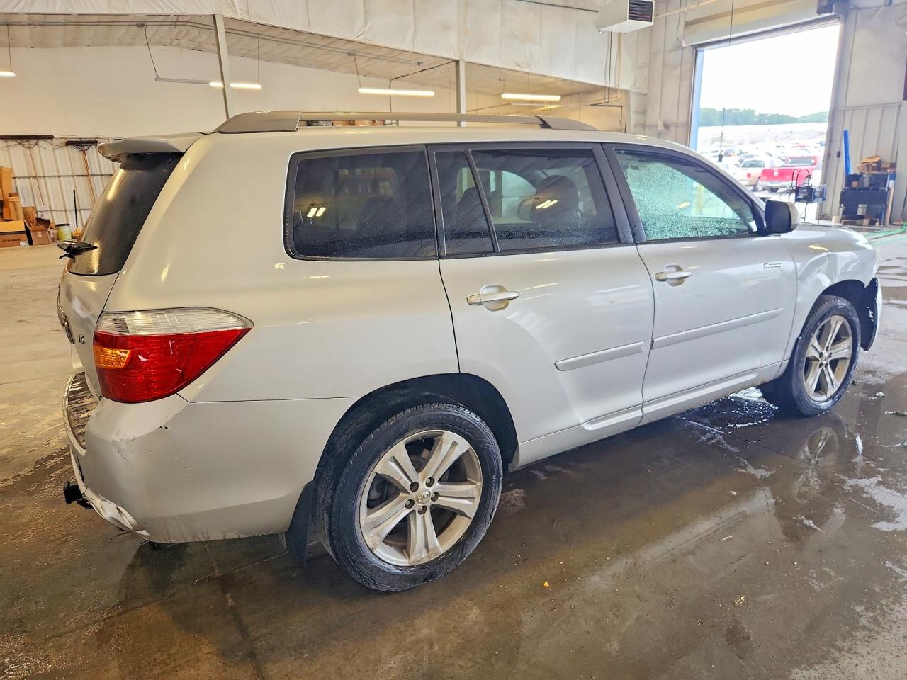 2008 Toyota Highlander Sport Silver vin: JTEES43A782101849