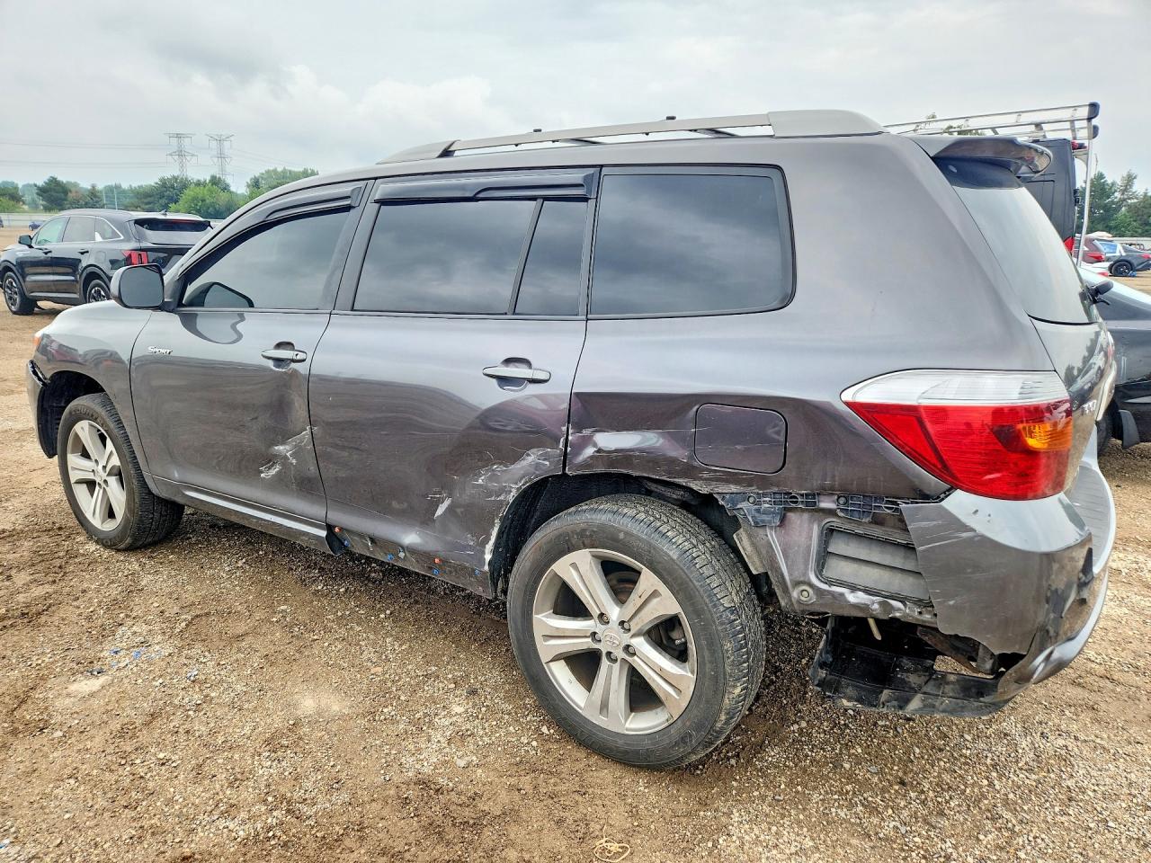 2009 Toyota Highlander Sport Gray vin: JTEES43A792138997