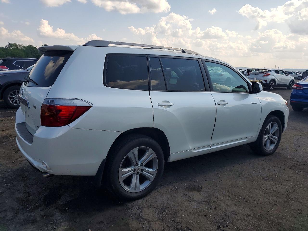 2008 Toyota Highlander Sport Белый vin: JTEES43A882010945