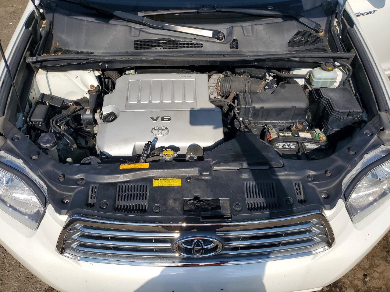 2008 Toyota Highlander Sport Белый vin: JTEES43A882010945