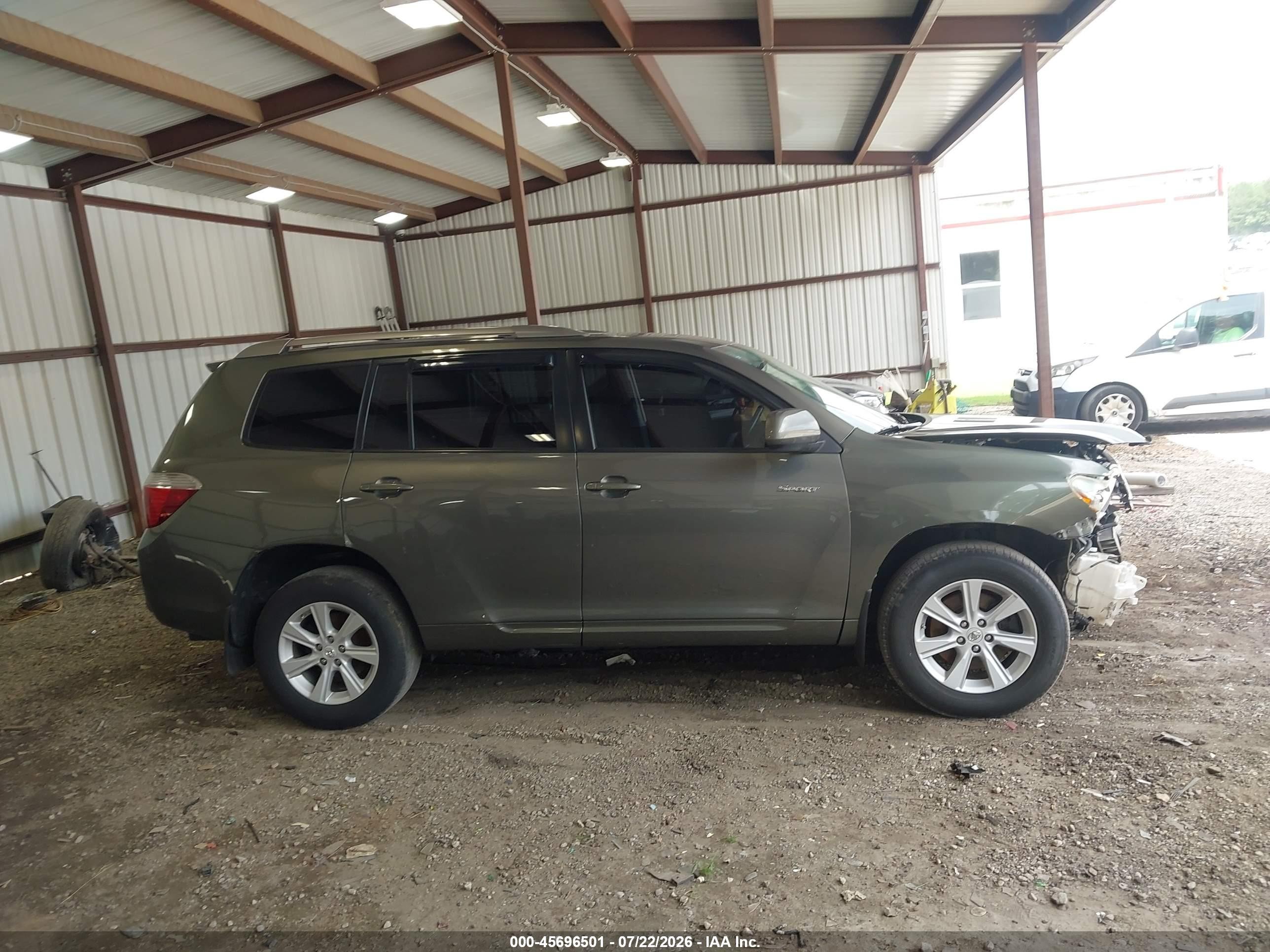 2008 Toyota Highlander Sport Turquoise vin: JTEES43A882106106