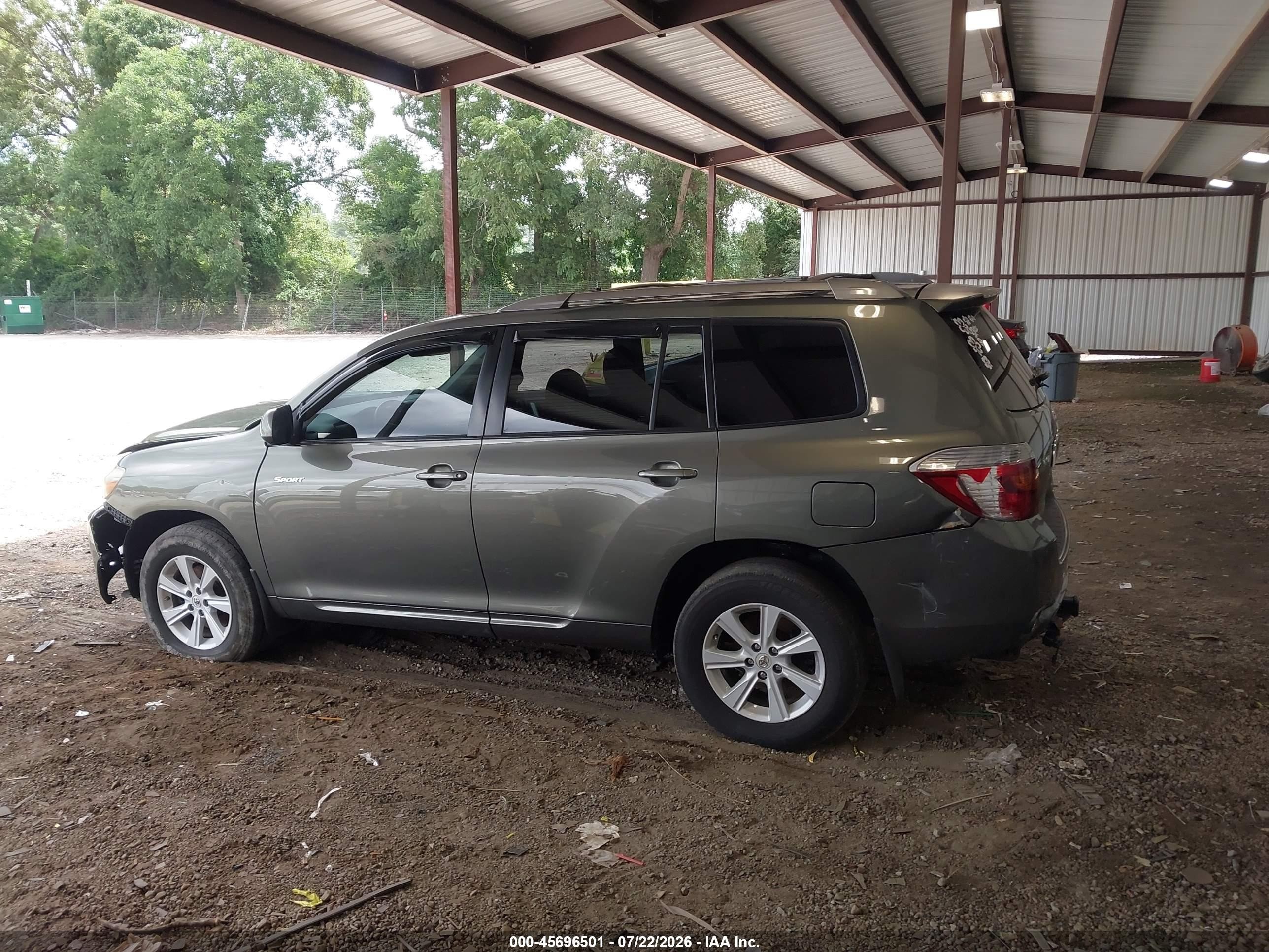 2008 Toyota Highlander Sport Turquoise vin: JTEES43A882106106
