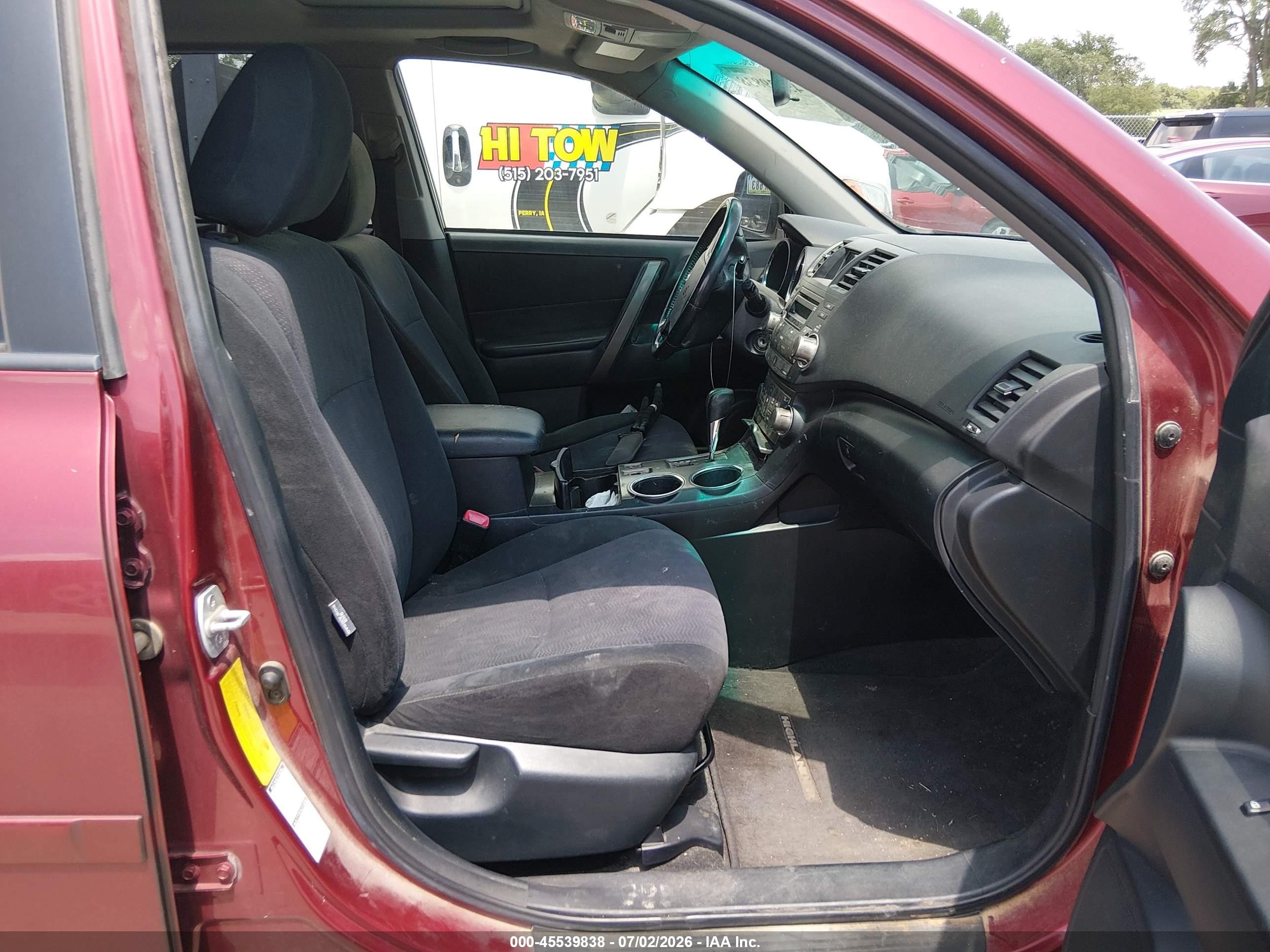 2008 Toyota Highlander Sport Красный vin: JTEES43A982007245