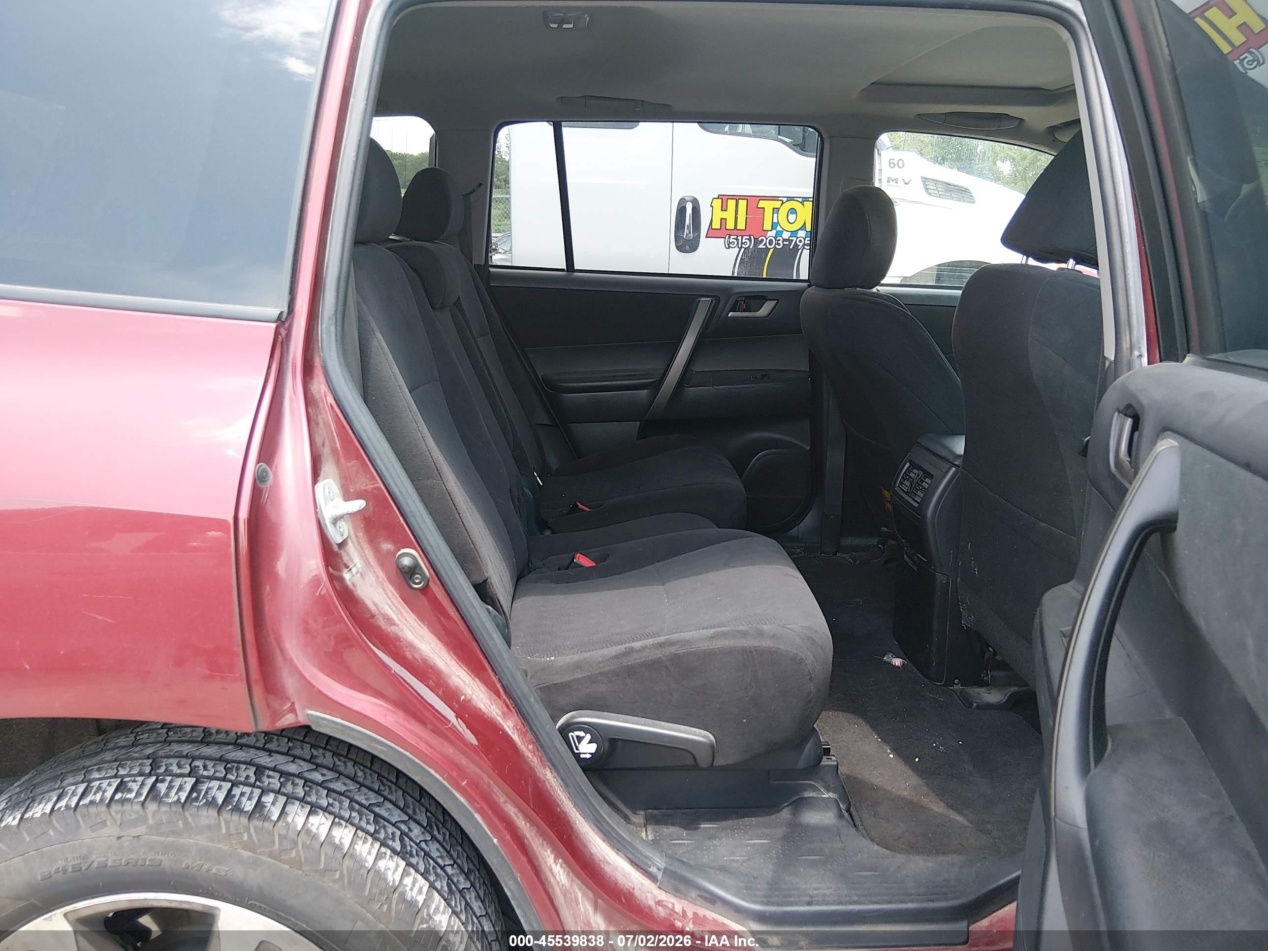 2008 Toyota Highlander Sport Красный vin: JTEES43A982007245