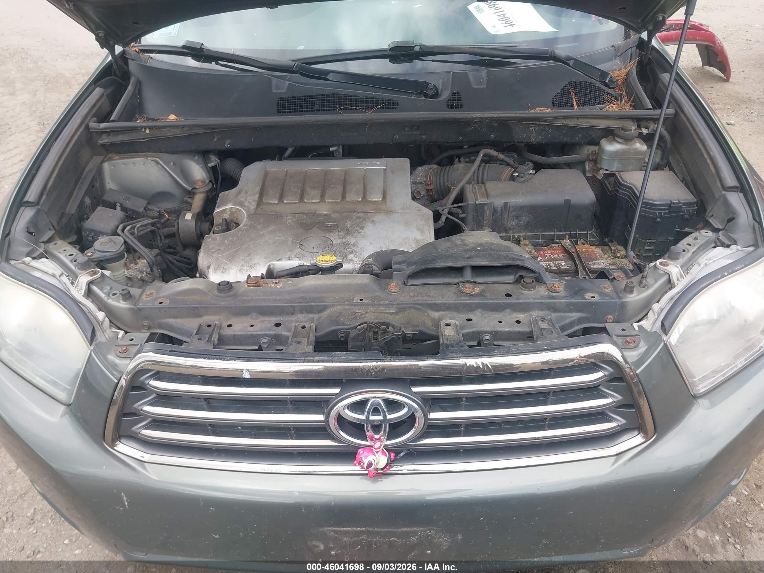 2008 Toyota Highlander Sport Зеленый vin: JTEES43A982015796