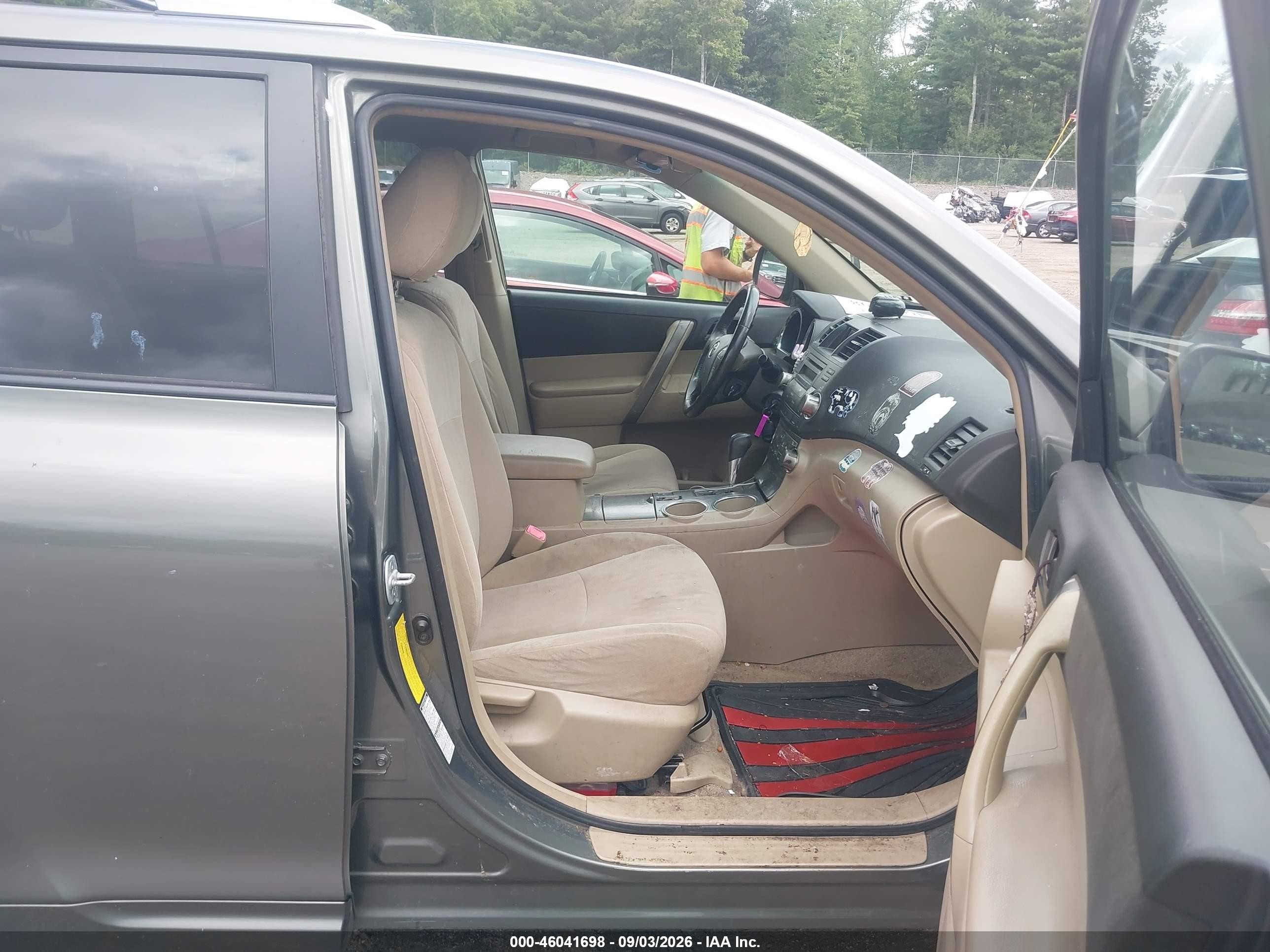 2008 Toyota Highlander Sport Зеленый vin: JTEES43A982015796
