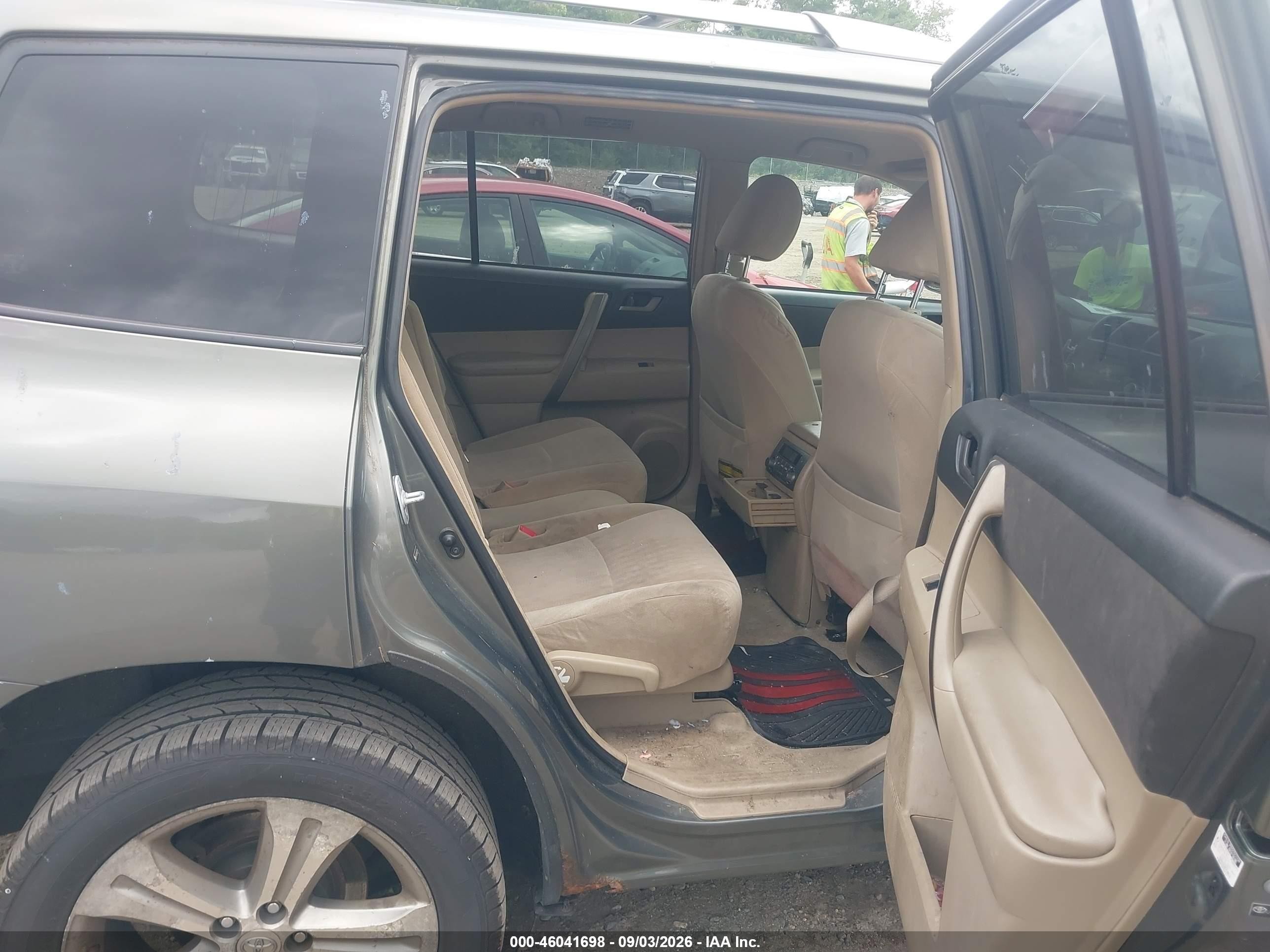 2008 Toyota Highlander Sport Зеленый vin: JTEES43A982015796