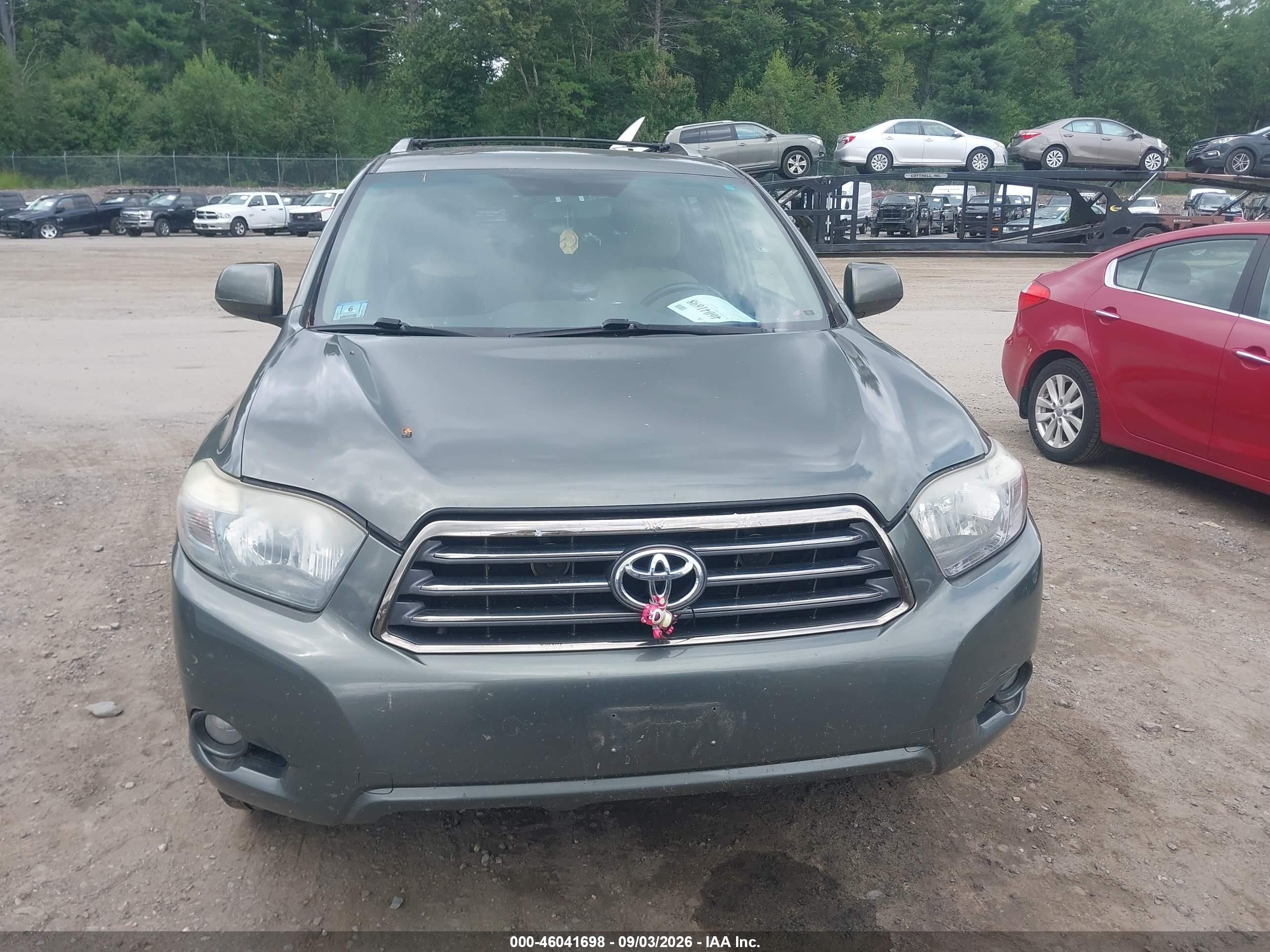 2008 Toyota Highlander Sport Зеленый vin: JTEES43A982015796