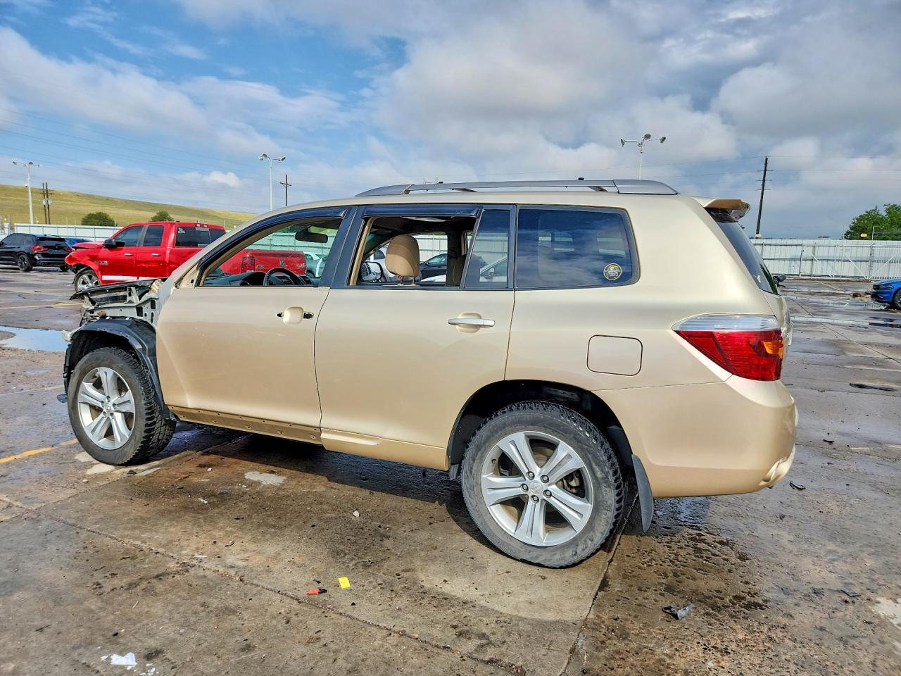 2008 Toyota Highlander Sport Бежевый vin: JTEES43A982048426