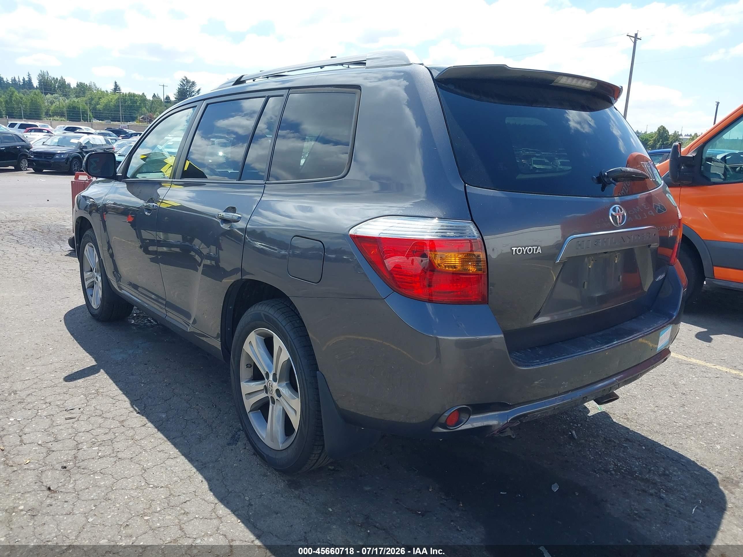 2008 Toyota Highlander Sport Gray vin: JTEES43A982088439