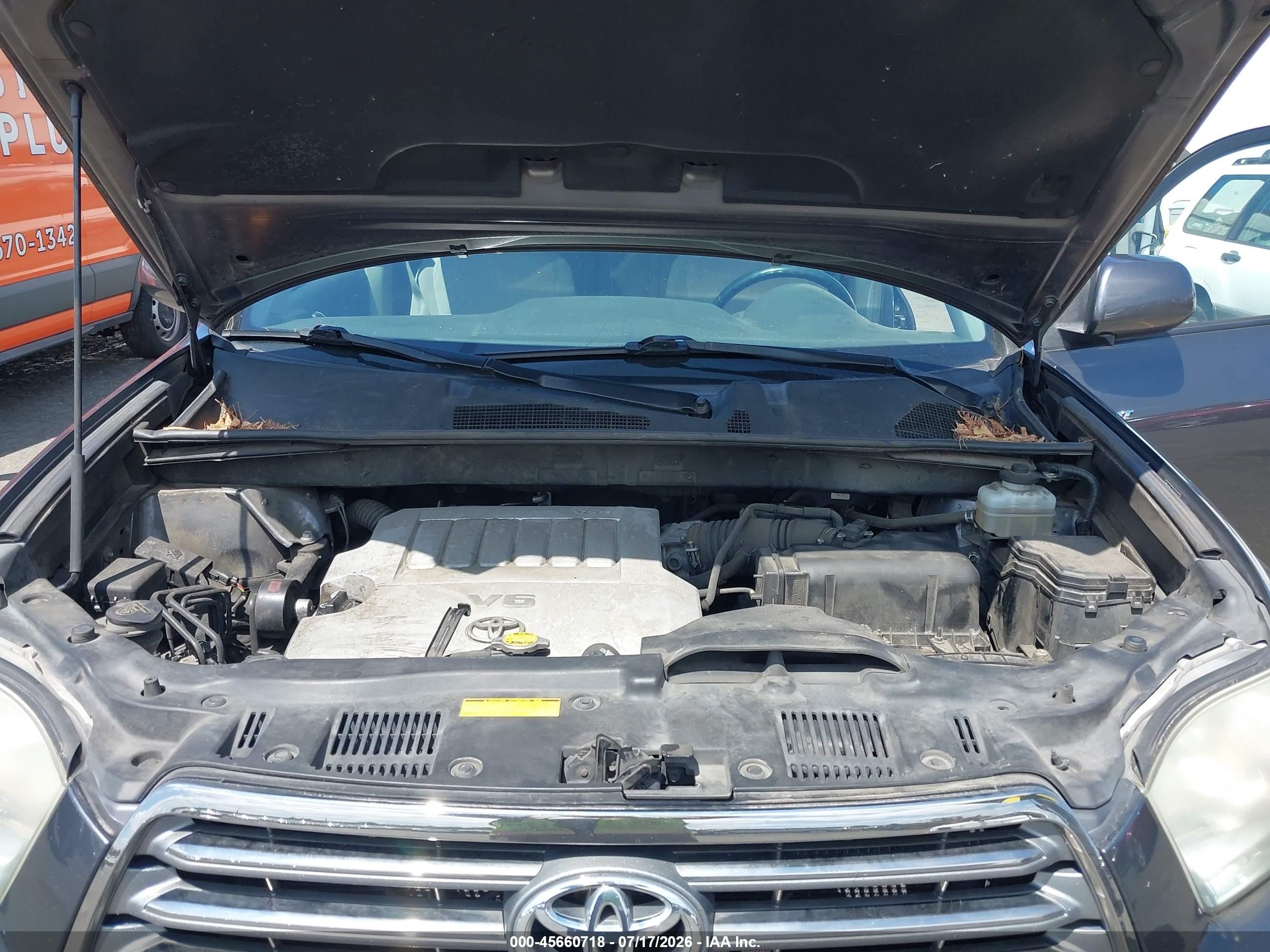 2008 Toyota Highlander Sport Gray vin: JTEES43A982088439