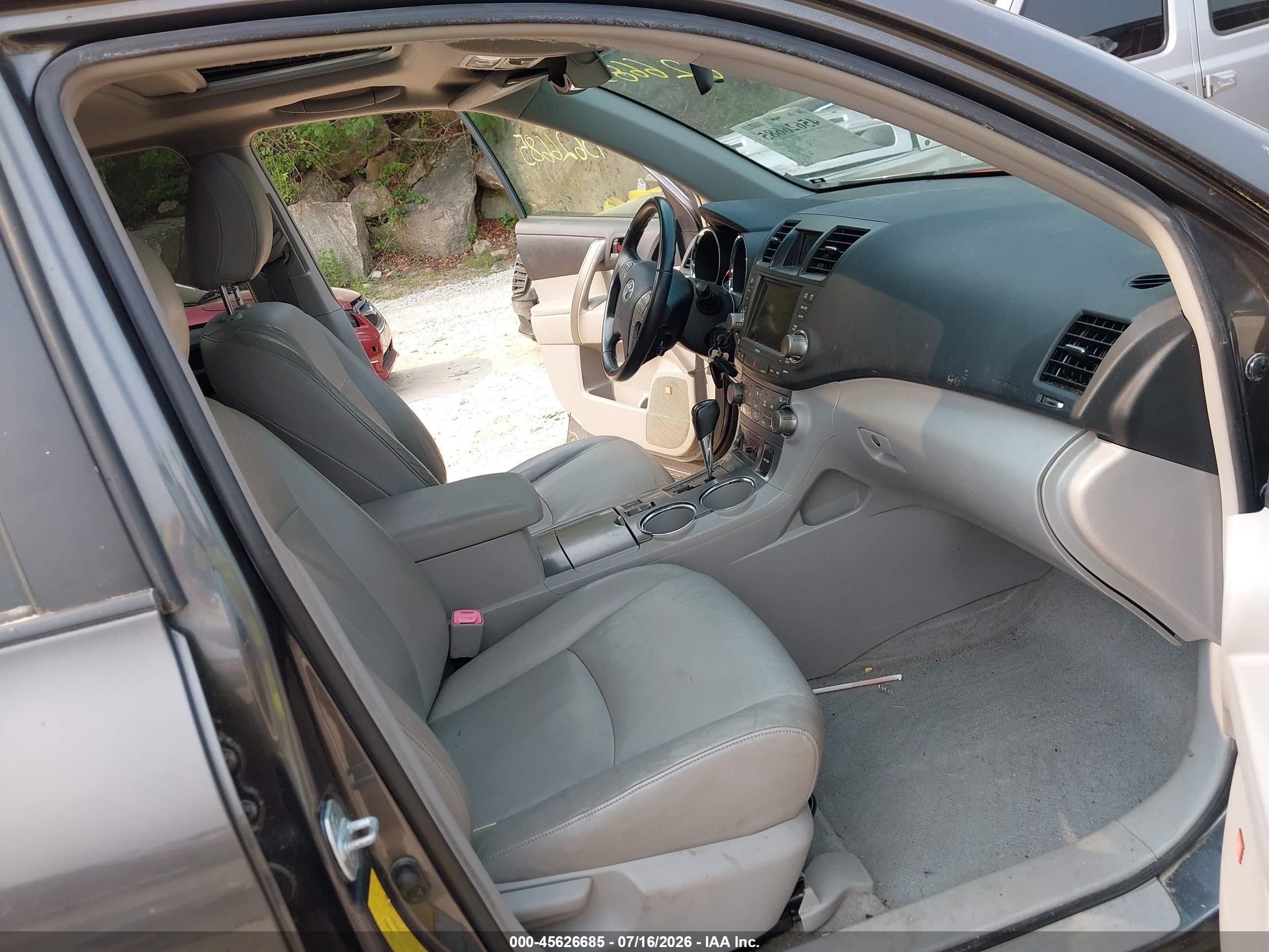 2008 Toyota Highlander Sport Gray vin: JTEES43A982094516