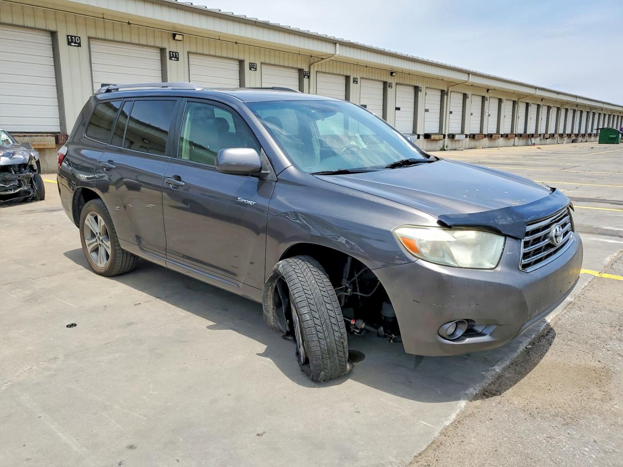 2009 Toyota Highlander Sport Gray vin: JTEES43A992120095