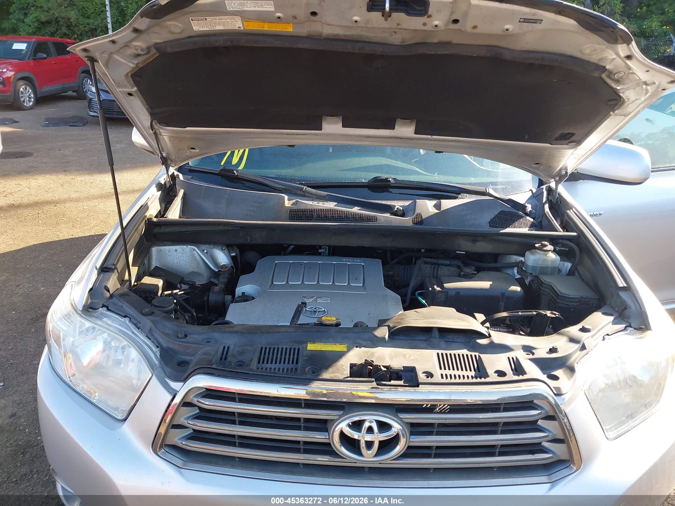 2009 Toyota Highlander Sport Silver vin: JTEES43A992133056