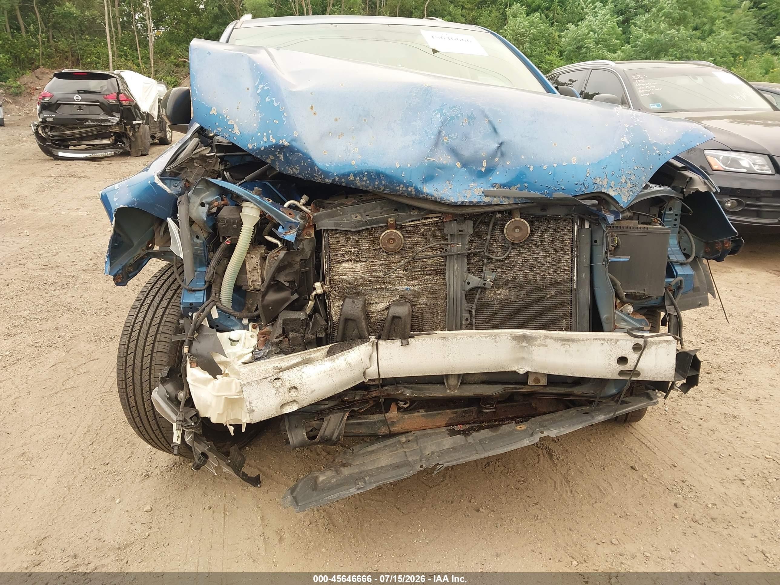 2008 Toyota Highlander Sport Blue vin: JTEES43AX82010056