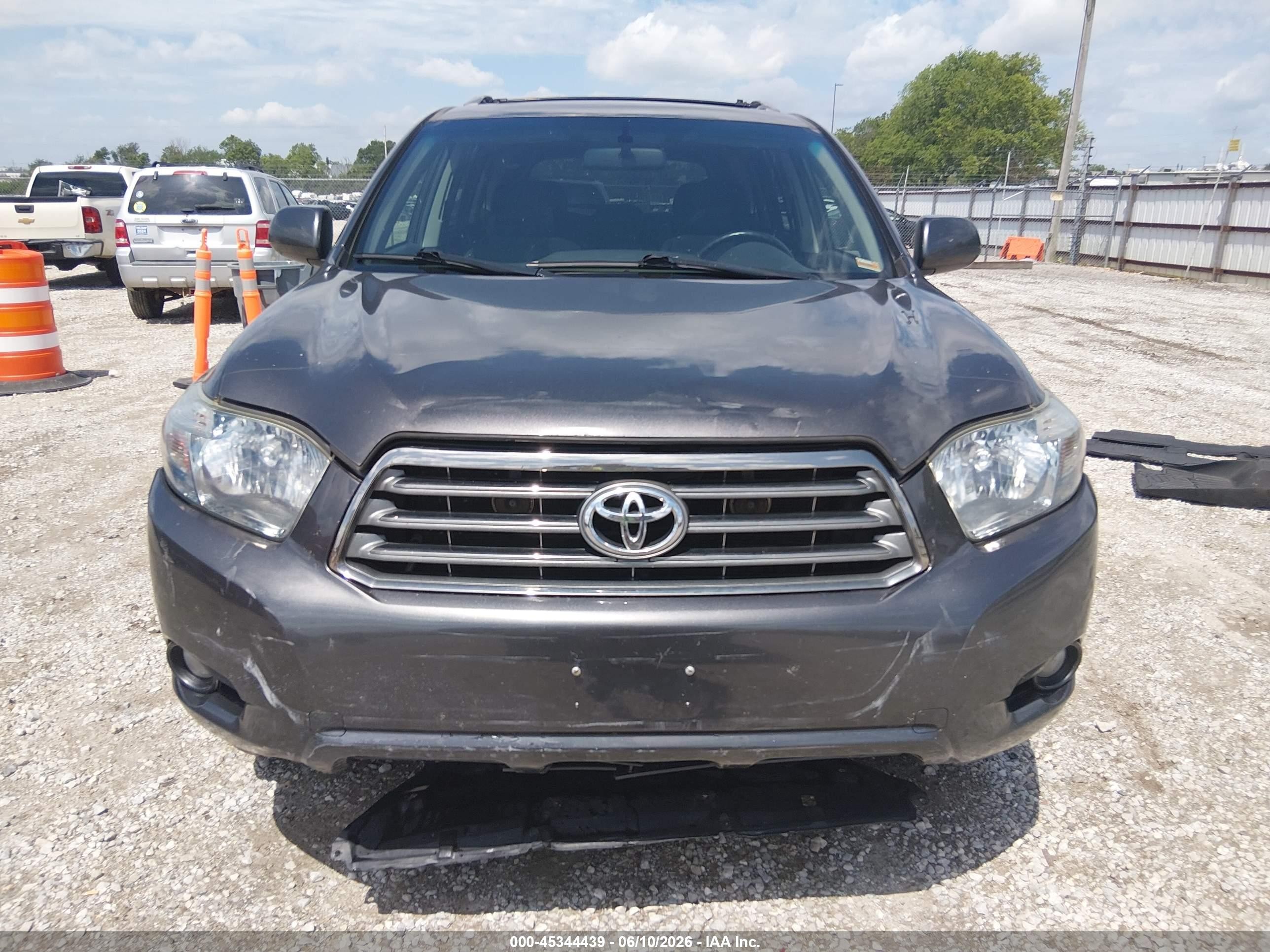 2008 Toyota Highlander Sport Gray vin: JTEES43AX82101666