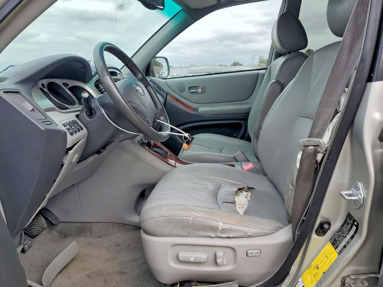 2006 Toyota Highlander Hybrid Gray vin: JTEEW21A160019409