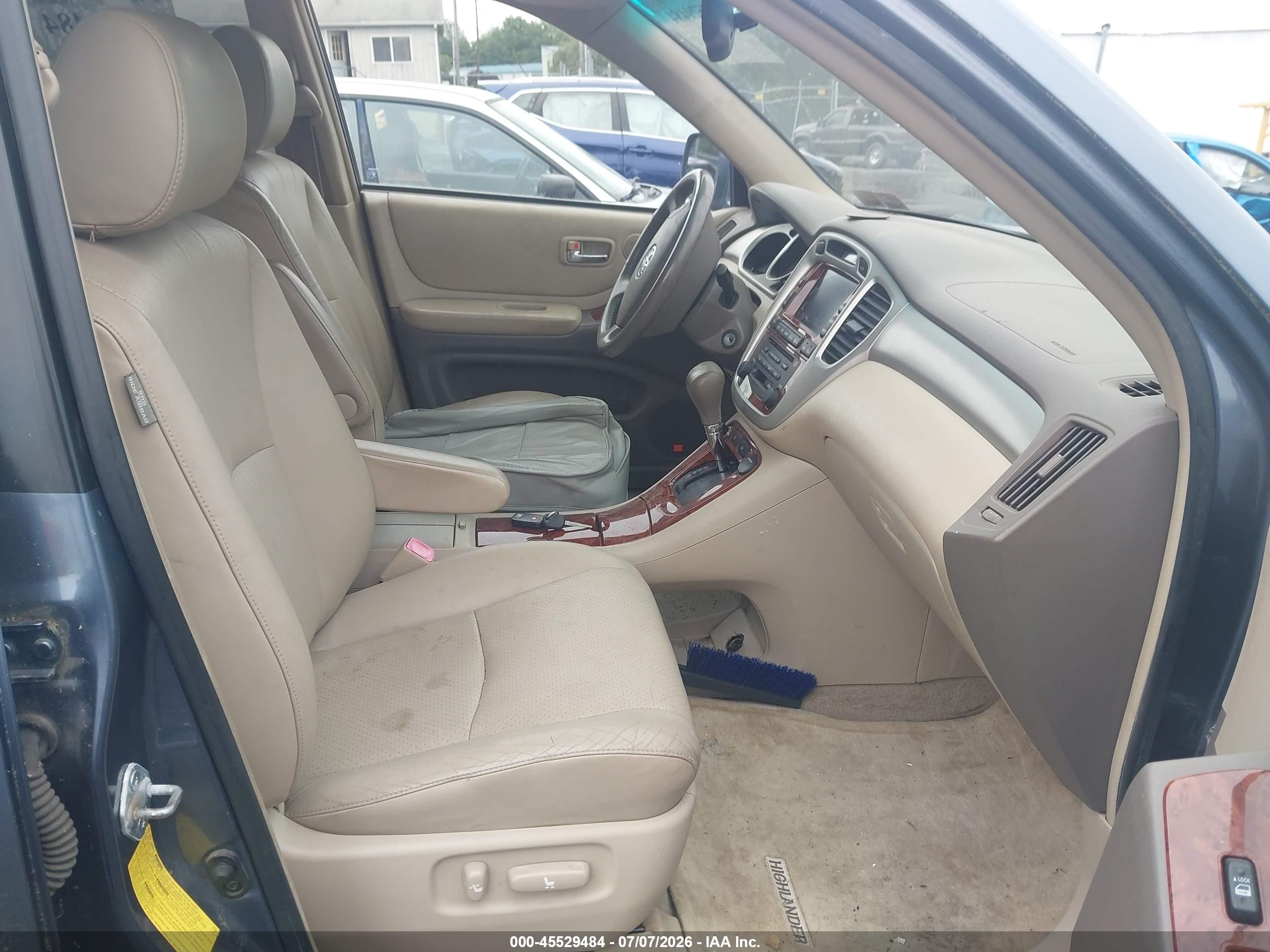 2006 Toyota Highlander Hybrid Limited V6 Blue vin: JTEEW21A260003445