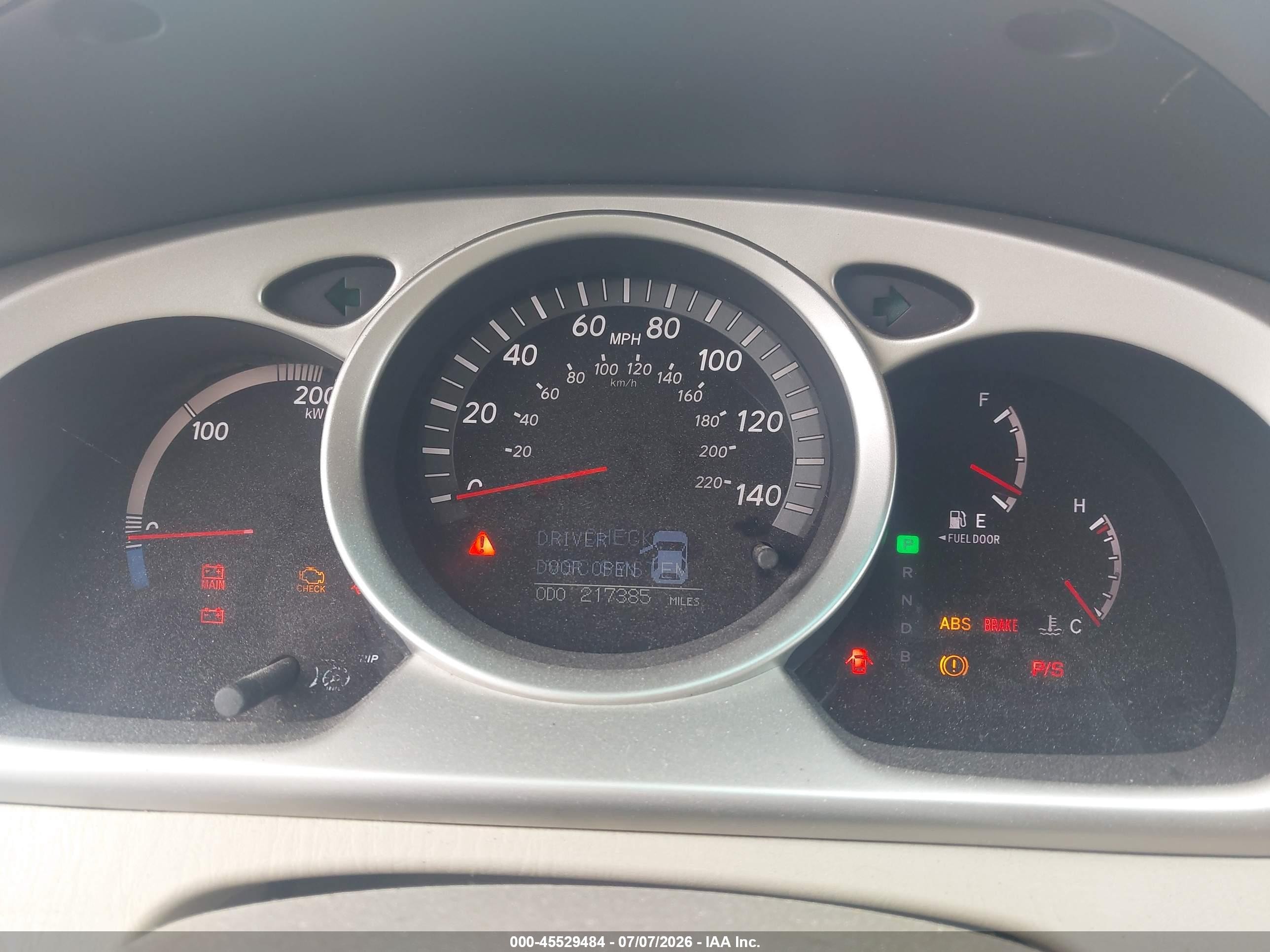 2006 Toyota Highlander Hybrid Limited V6 Blue vin: JTEEW21A260003445