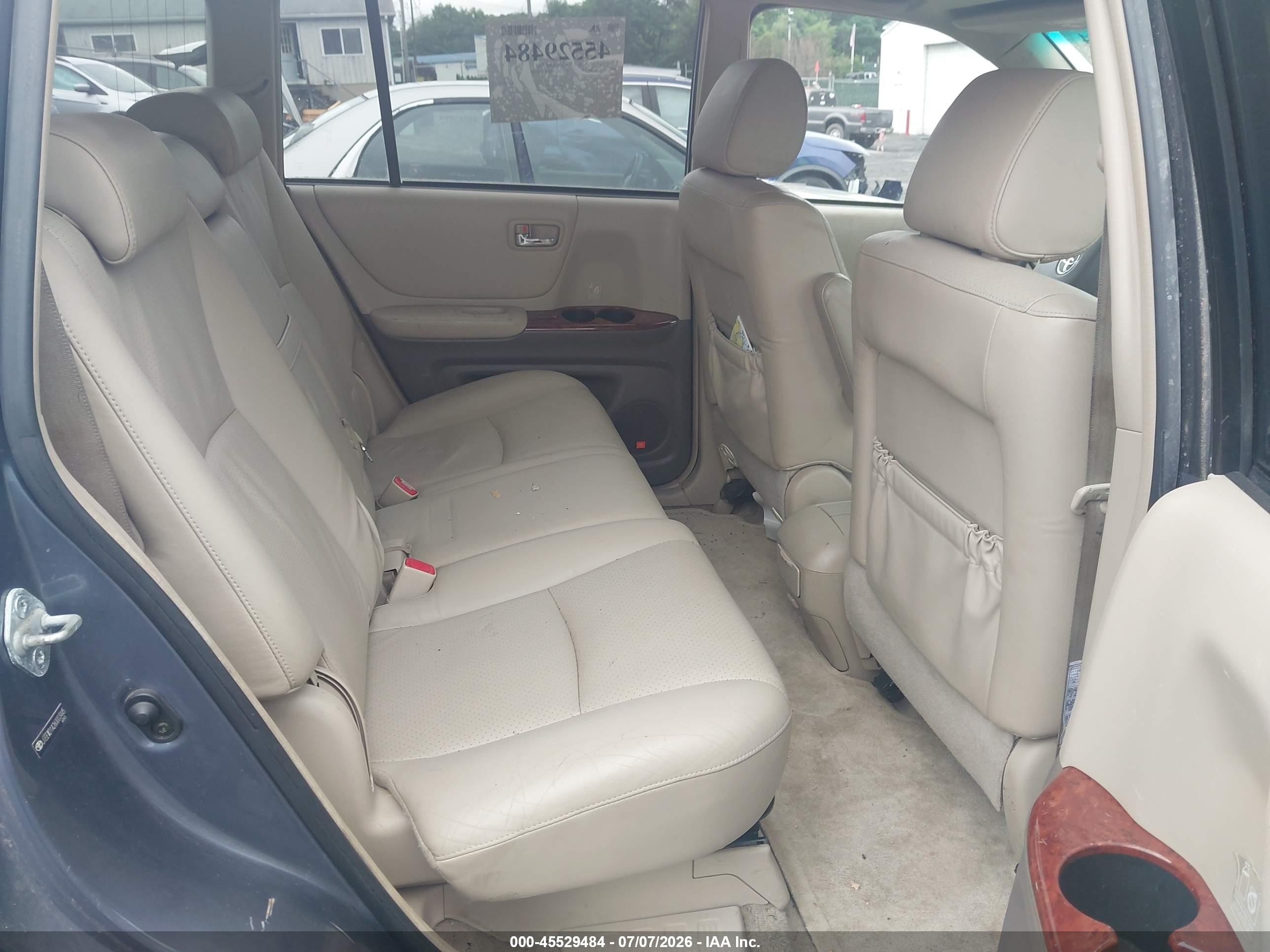 2006 Toyota Highlander Hybrid Limited V6 Blue vin: JTEEW21A260003445